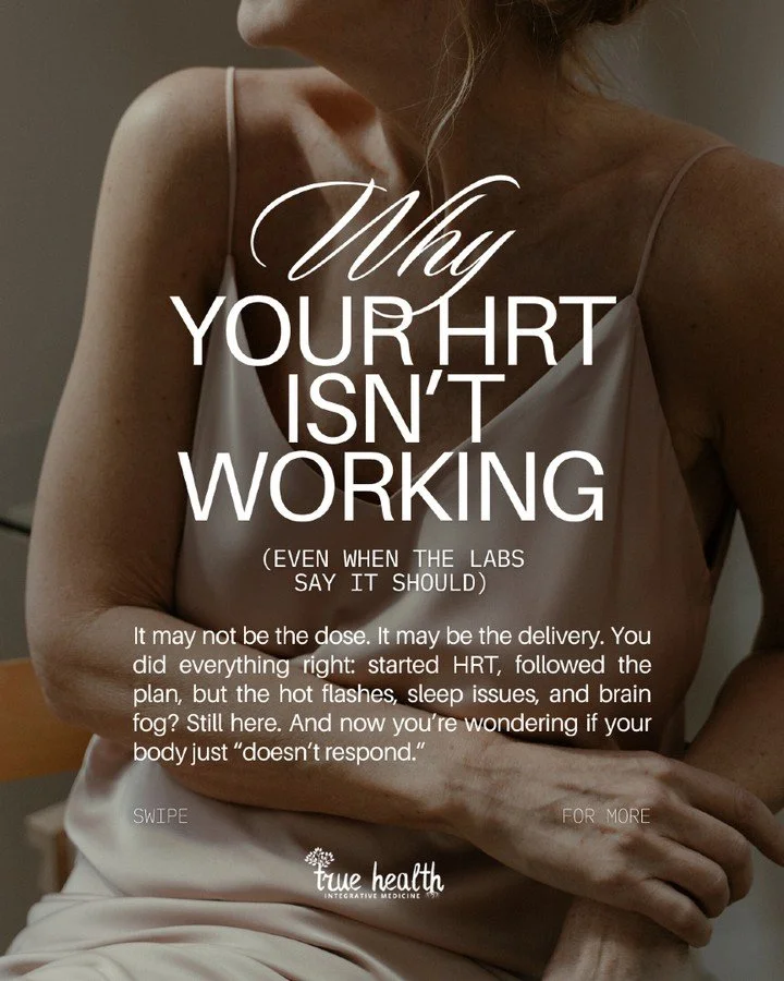 If your hormone labs say you're "in range" but you still don&rsquo;t feel better, it may be time to dig deeper. 👇

Here&rsquo;s what we can assess when HRT isn&rsquo;t translating into real relief:

✔️Nutrient status: Minerals like Vit D, 