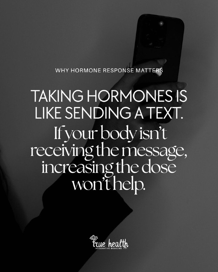 You can take your hormones exactly as prescribed and still not get the result you expected.

Because once that hormone is in your bloodstream, the real work begins at the cellular level.

This is where most hormone therapy falls short.
It focuses on 