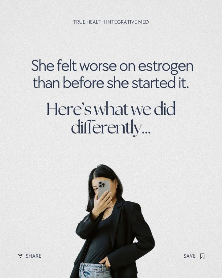 The problem isn't always the prescription.
Sometimes it's the strategy.

Some people feel worse after starting hormone therapy than before they began.

This doesn't always mean abandoning the approach; it often means evaluating the full context.

Thi