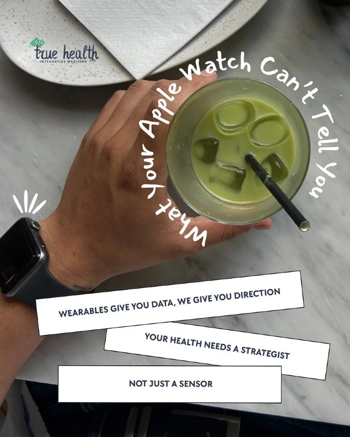 HRV. Sleep scores. Step counts.
Useful? Sure.
But they&rsquo;re just signals. 
Without context, they mean nothing.

They don&rsquo;t show nutrient depletion, hormonal shifts, metabolic slowdown, or nervous system strain.
And they definitely don&rsquo
