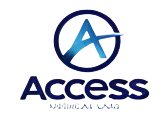 Logo of Access with a blue arrow inside a circle.