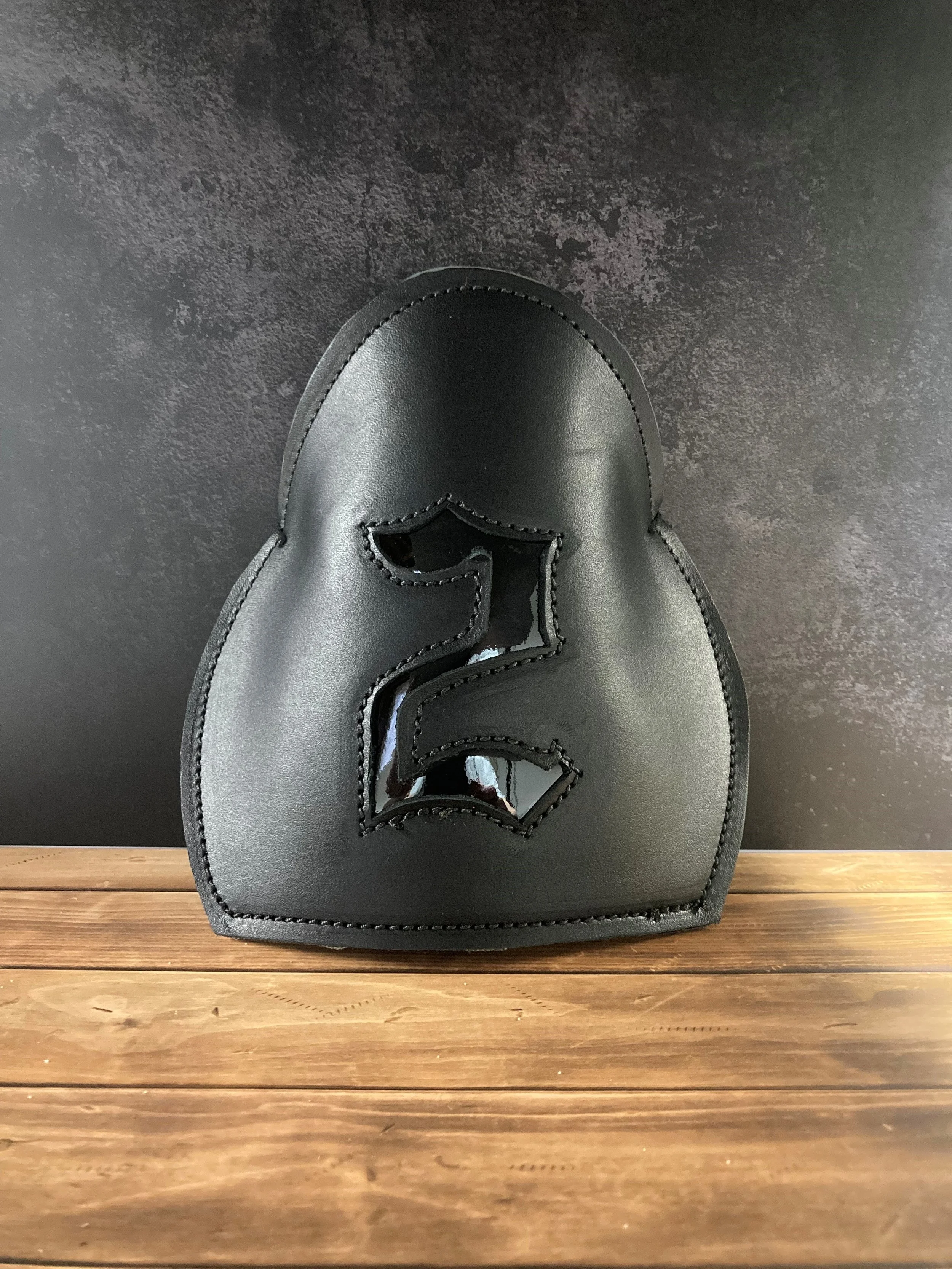 Black Attack Helmet Front