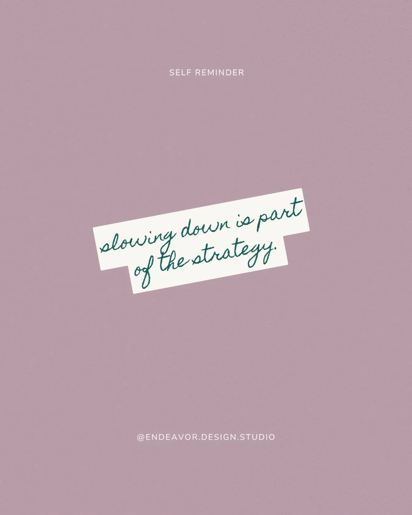Just a little reminder that you don&rsquo;t need to be &ldquo;on&rdquo; right now. Your people will still be there in January. For this week, it&rsquo;s okay to slow down, log off, and soak up real moments. 

#mindfulbusiness #slowholidayseason