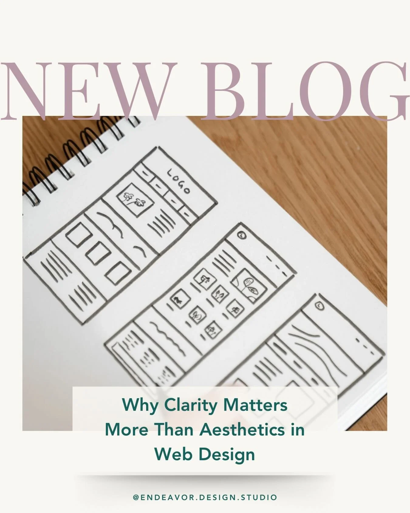 This might be a bit controversial (especially for visual designers, myself included) but it&rsquo;s something I see come up again and again.

So many of the clients who come to me already have beautiful branding. Thoughtful colour palettes, well-desi