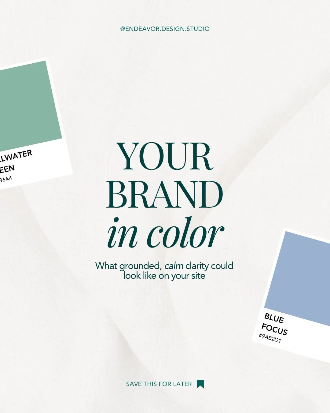 Your brand doesn&rsquo;t need to be &ldquo;bold&rdquo; to be clear. It needs to feel like you and make it easy for your dream clients to trust what they see.

Color is more than a vibe. It holds emotion, energy, and expectation.
The palette you choos