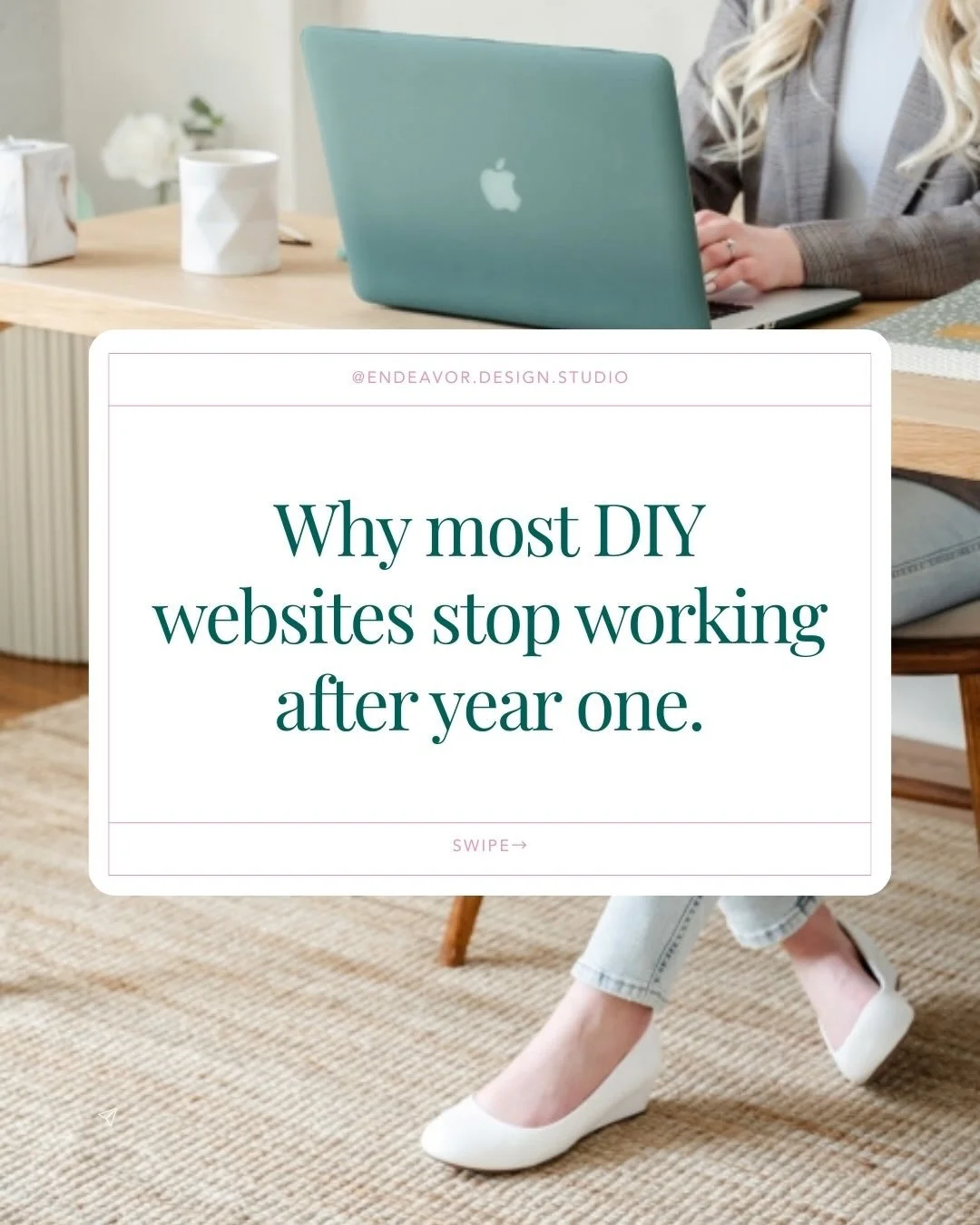 Most early-stage websites don&rsquo;t struggle because the business owner isn&rsquo;t talented. 🤍

They struggle because they were built for a different phase of business.

When you first launch, the goal is simple: get something live, look credible