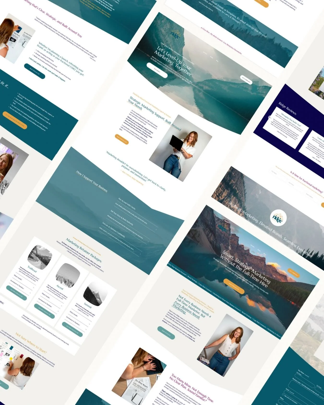 One of the most overlooked design principles in early-stage websites is visual hierarchy: what your eye sees first, second, and third.

In this redesign, you&rsquo;ll notice:

&bull; Strong contrast between light and dark sections
&bull; Clear spacin