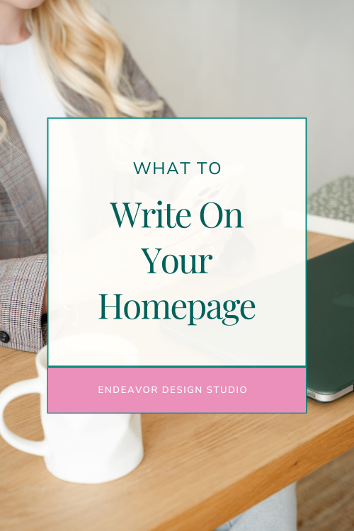 What to Write on Your Homepage (When You’re Not Sure What to Say)