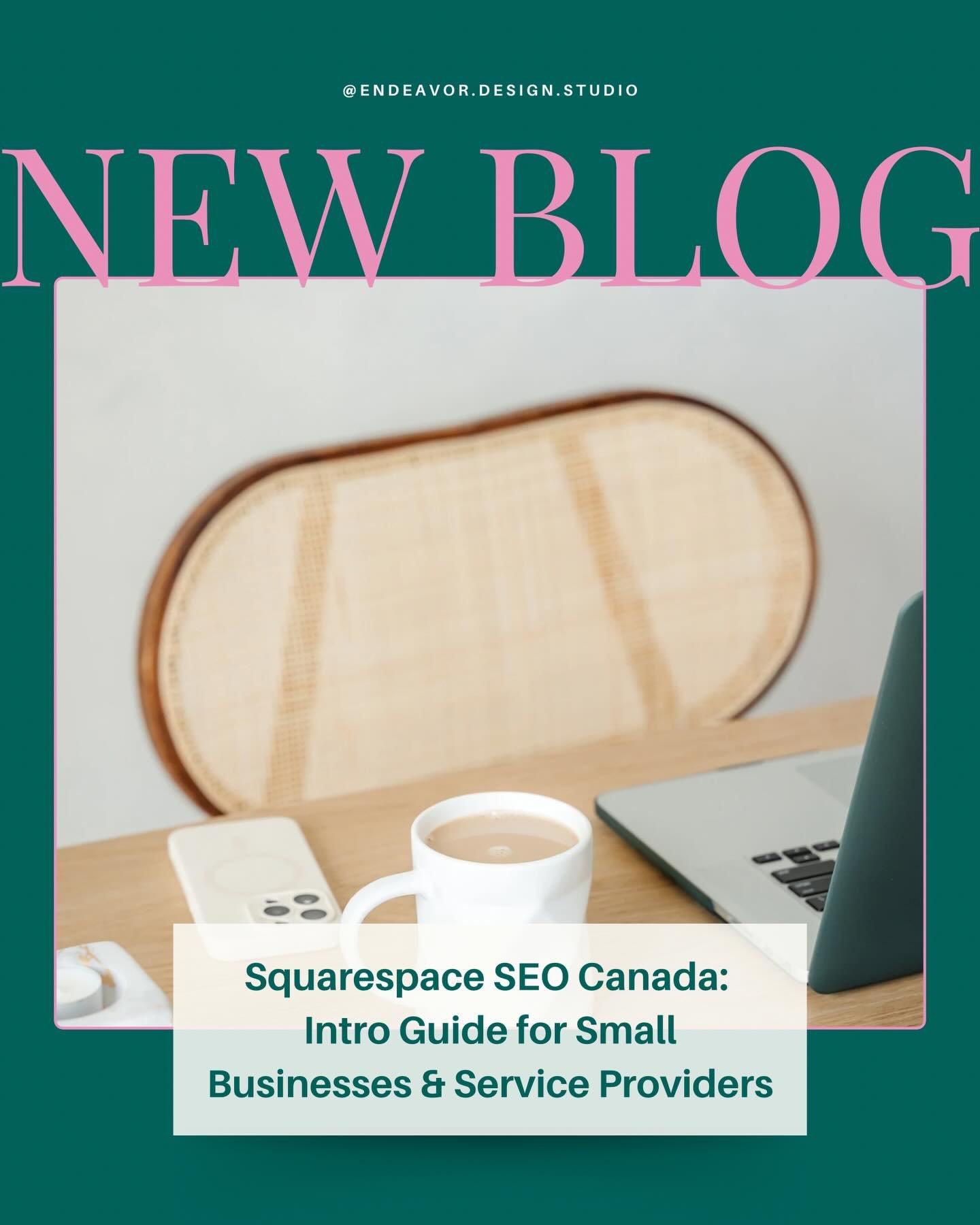 If you&rsquo;re using Squarespace for your website and wondering how to actually show up on Google&hellip; this one&rsquo;s for you. 🔎

I just published a new blog post sharing a simple introduction to Squarespace SEO for small businesses and servic