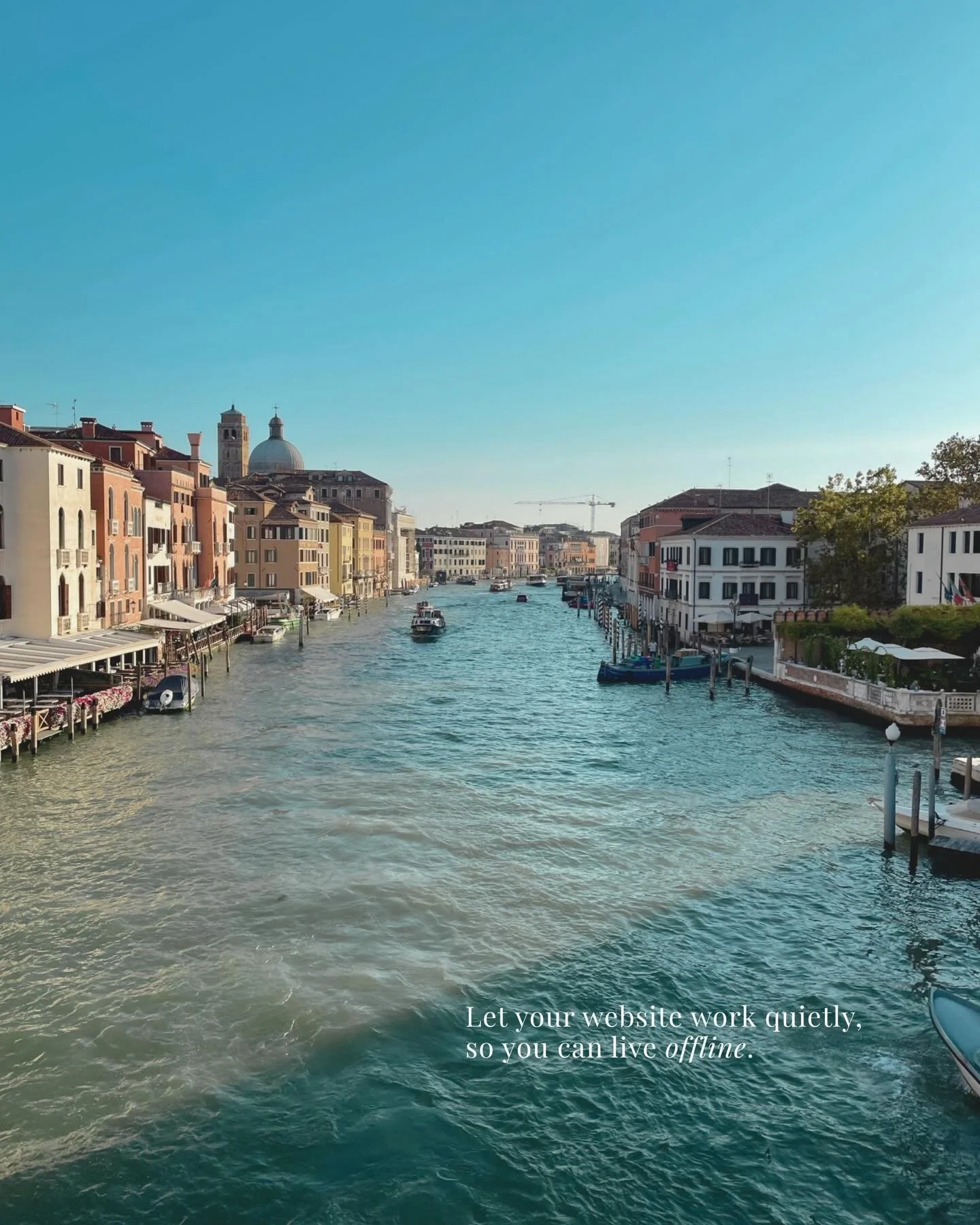 Cheers to websites that work hard in the background, so you can enjoy all your Sundays enjoying your beautiful life offline 🥂

#intentionalbusiness 
#smallbusinessfreedom
#designyourdays
#beyondthescreen
#smallbusinessinspiration