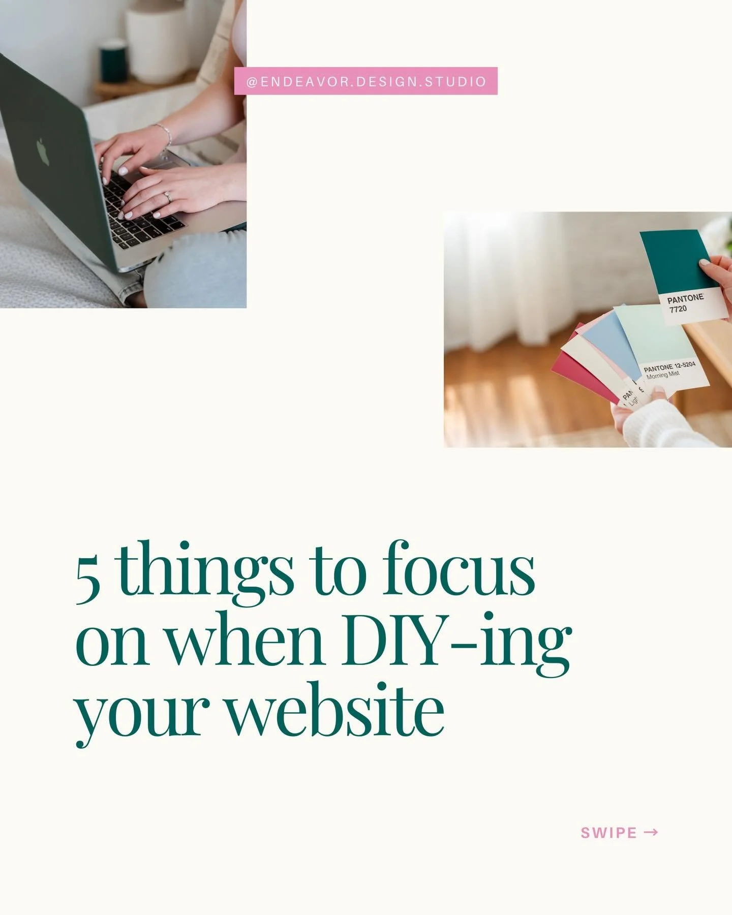 DIY-ing your website can be a fantastic starting point when launching your business. 

But, without a clear plan, it&rsquo;s easy to spend hours adjusting fonts, colors, and layouts&hellip; without actually improving how your site functions or ensuri