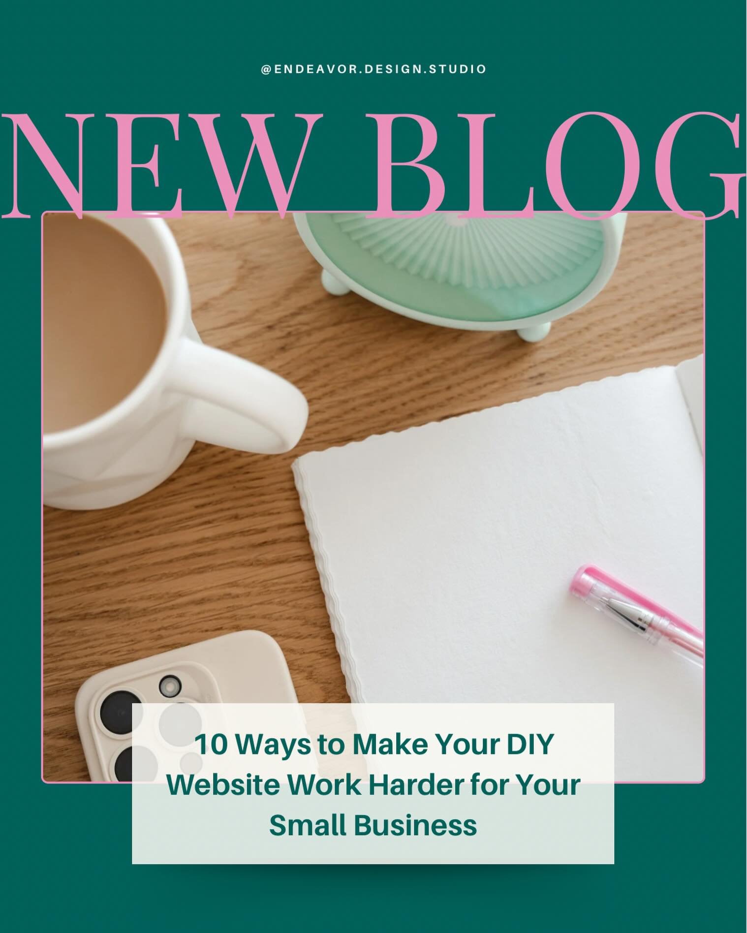 Your website should do more than just exist online &mdash; it should support your business growth quietly and consistently behind the scenes. ✨

I just shared a new blog post with 10 simple ways to make your DIY website work harder for your small bus