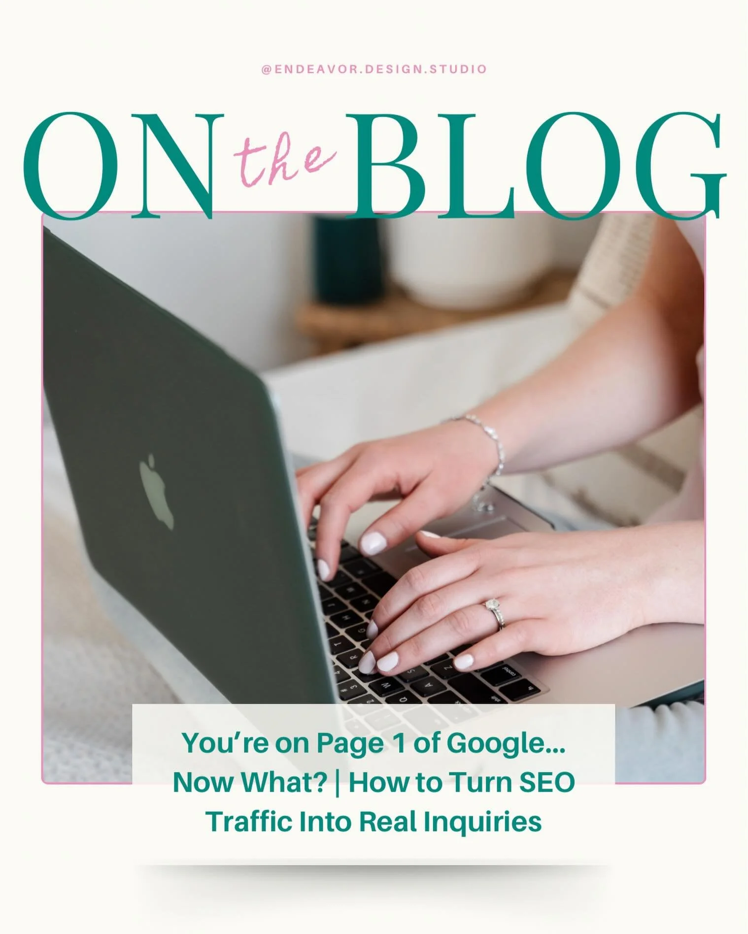 Getting to Page 1 of Google is exciting&hellip; but it&rsquo;s only part of the equation ✨

Because if people are finding your website but not actually reaching out, booking, or inquiring, there&rsquo;s usually a deeper disconnect happening somewhere