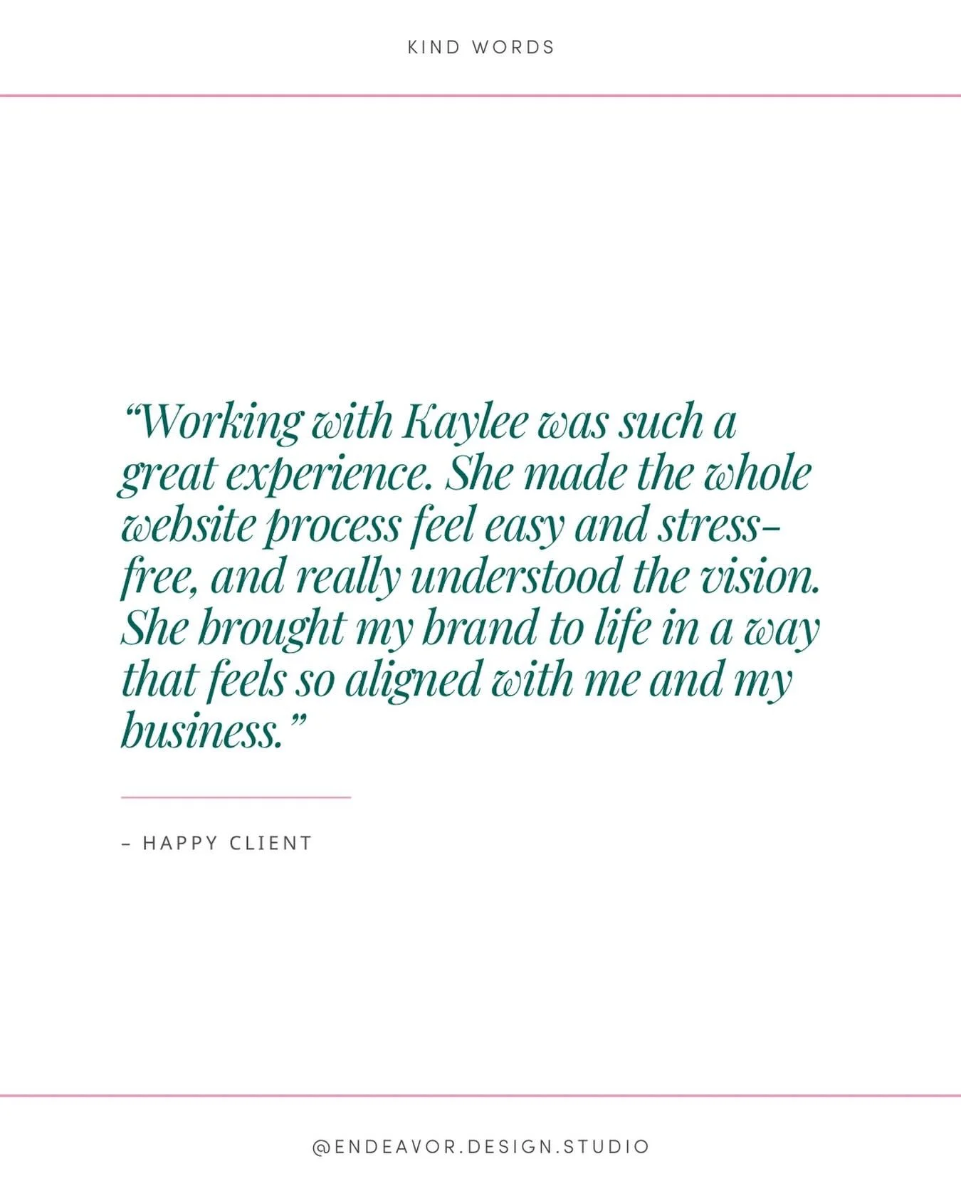 So incredibly grateful for kind clients and the opportunity to help bring such meaningful businesses to life. Thank you for trusting me with your vision. 🩷

#kindwords #clientlove #websitedesign #smallbusiness #gratitude

custom website design &bull