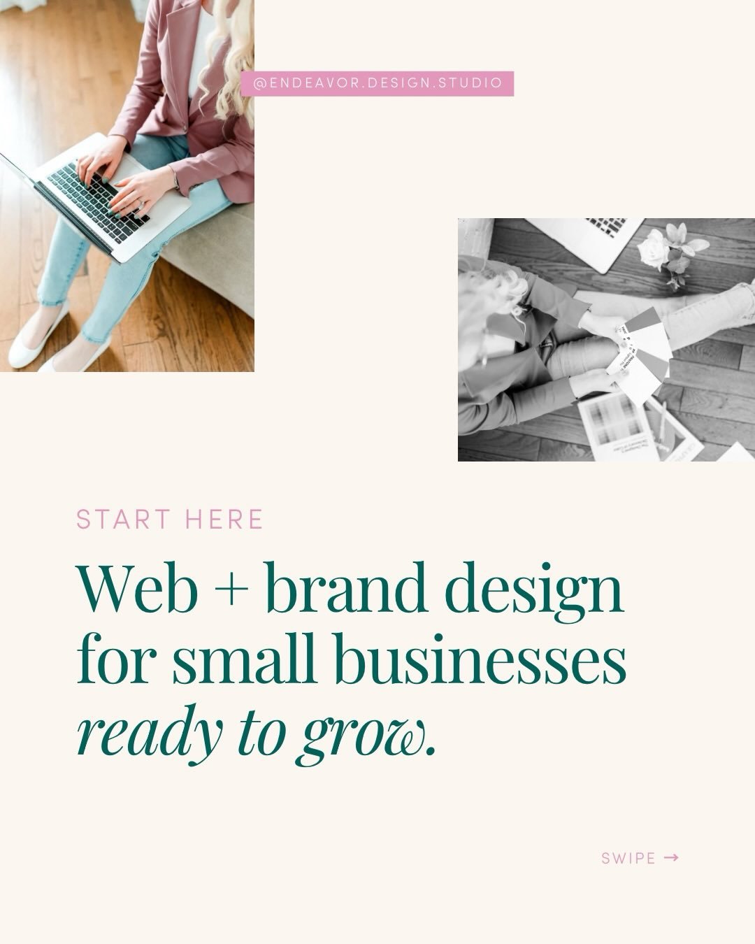 If you&rsquo;ve landed here because you&rsquo;re thinking about your website, your branding, your SEO, or some combination of all three, hi! You&rsquo;re in the right place. 👋✨

I started Endeavor because I really believe small businesses deserve go