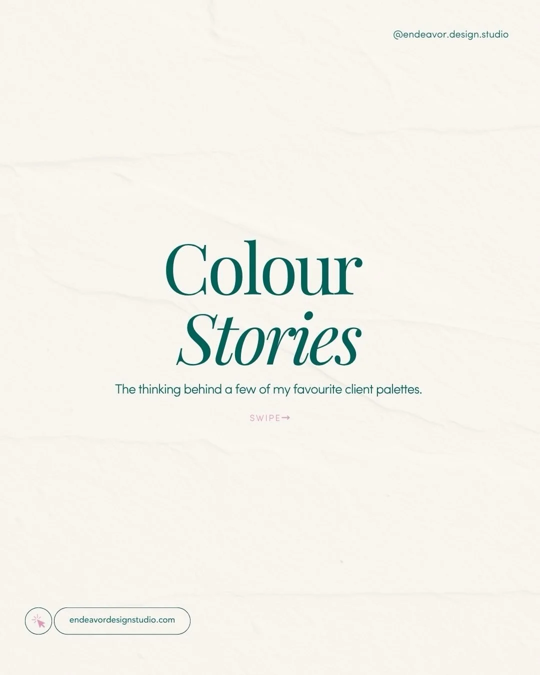 🤍 Colour Stories 

One of the biggest misconceptions about branding is that choosing colours comes first.

For me, it almost never does.

By the time I&rsquo;m exploring a colour palette, we&rsquo;ve explored who you love working with, how you want 