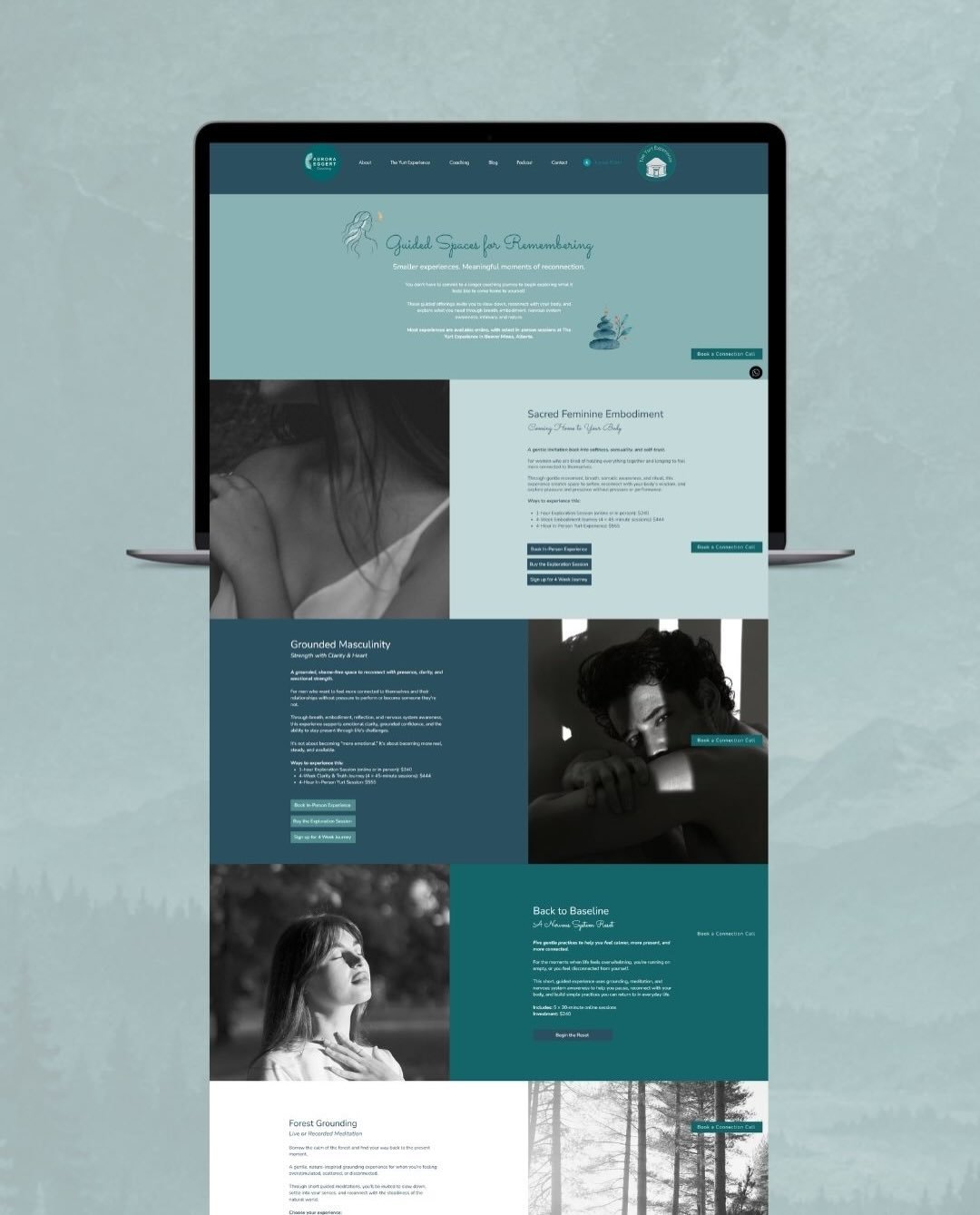 A fresh new chapter for Aurora Eggert Coaching &amp; The Yurt Experience. 🌿✨

So happy to share this recent website reset!

We gave Aurora&rsquo;s online home a thoughtful refresh, bringing more clarity, intention, and ease to the experience while s