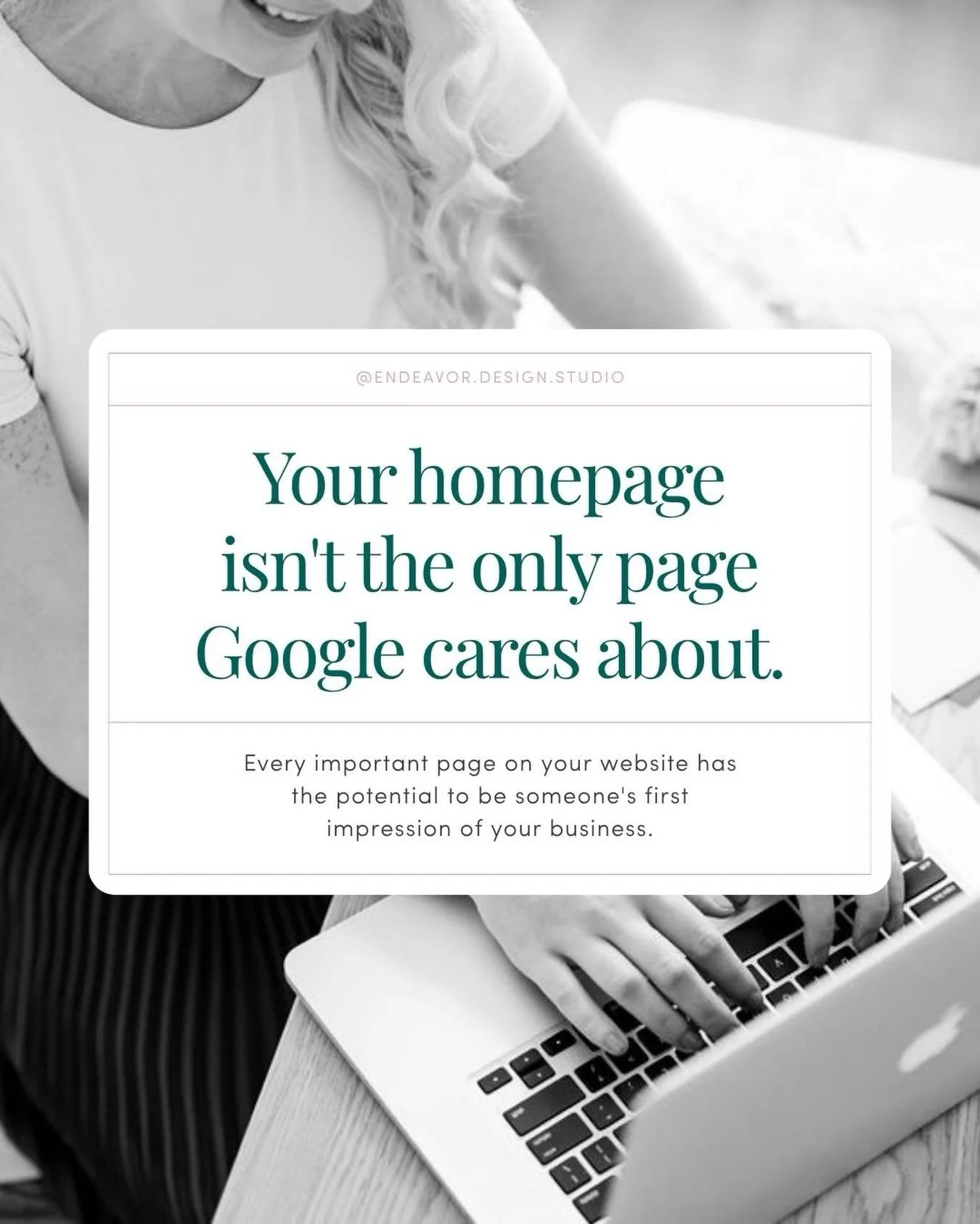 A little SEO reminder for your Wednesday. 🌿

Your homepage isn&rsquo;t always where someone first discovers your business.

Sometimes it&rsquo;s that service page you wrote two years ago and haven&rsquo;t thought about since. 👀

When someone search