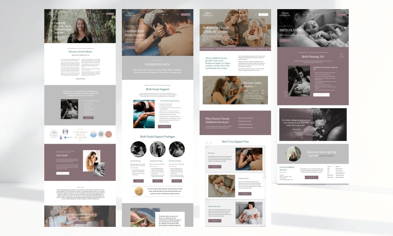 squarespace-website-redesign-for-childbirth-doula-squarespace-website-redesign-and-seo-results-calgary-squarespace-website-redesigns-calgary-for-service-businesses-endeavor-design-studio-calgary