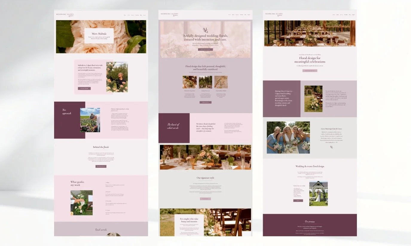 wix-website-redesign-before-and-after-for-calgary-floral-designer-by-endeavor-design-studio-calgary-wix-designer