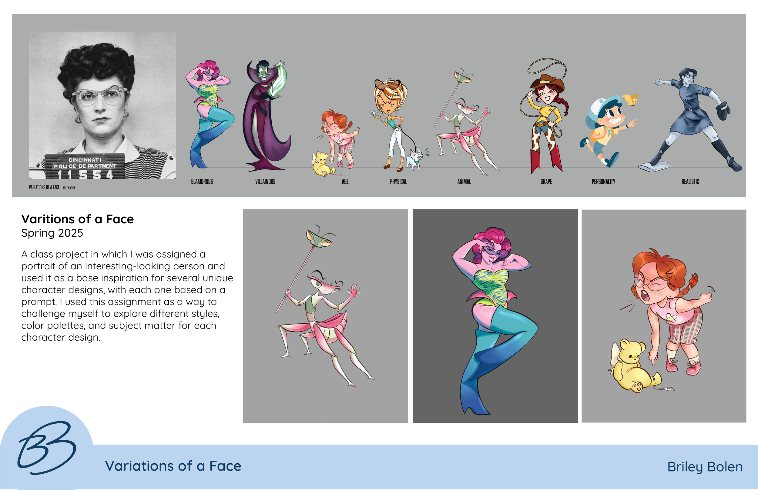 Variations of a Face