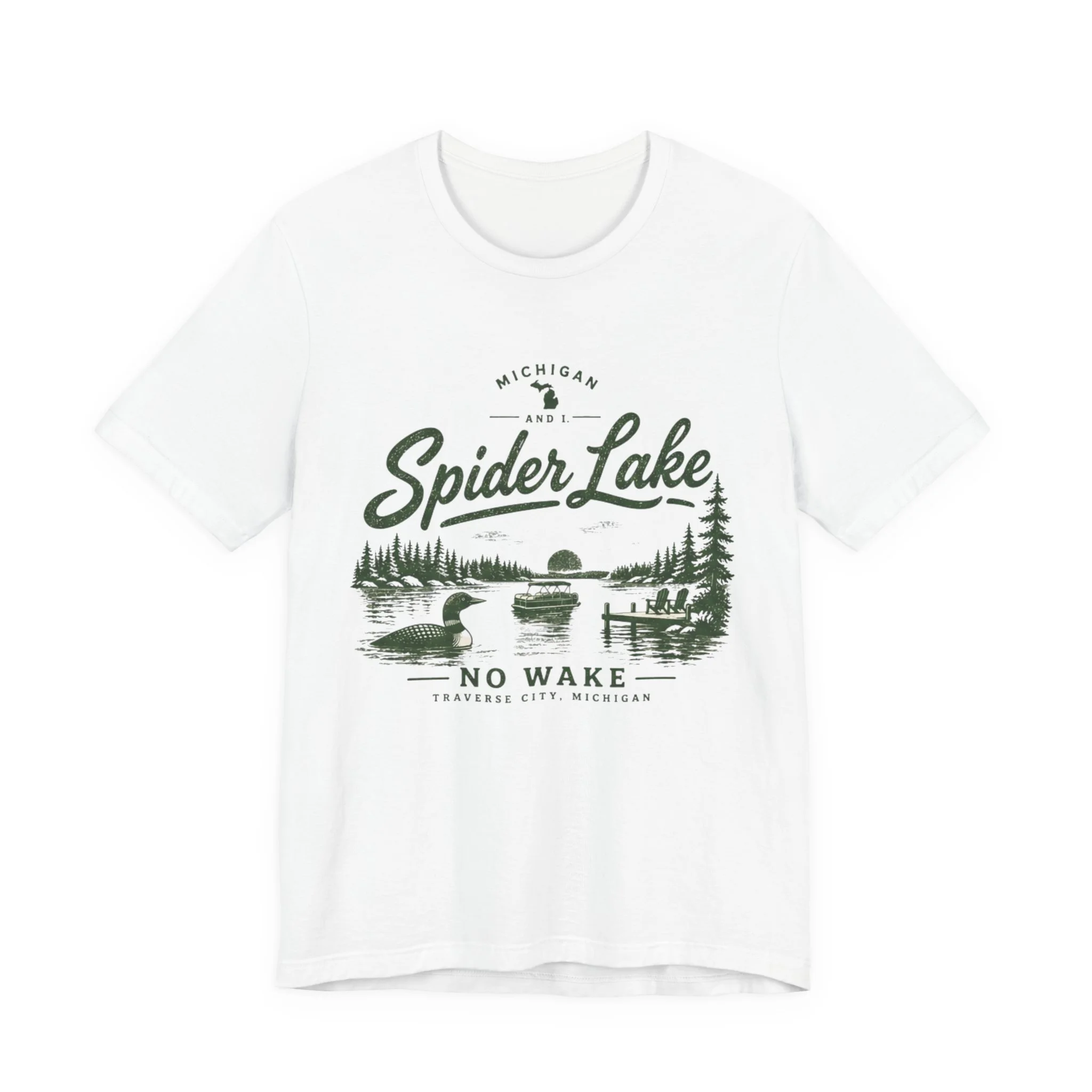 Spider Lake - No Wake Tee