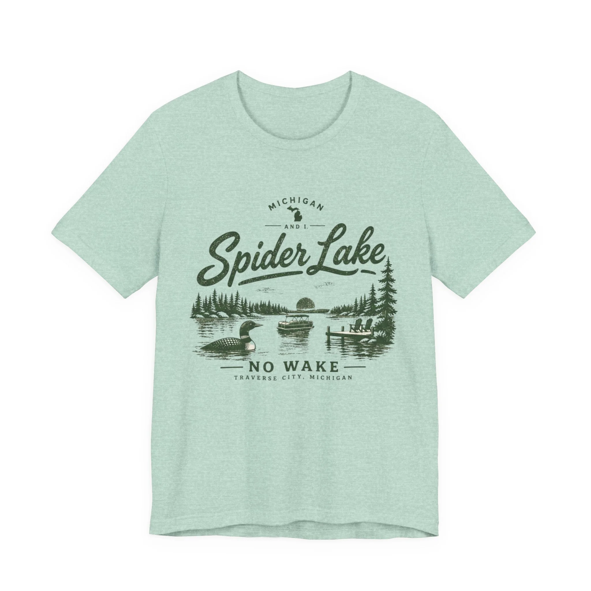 Spider Lake - No Wake Tee