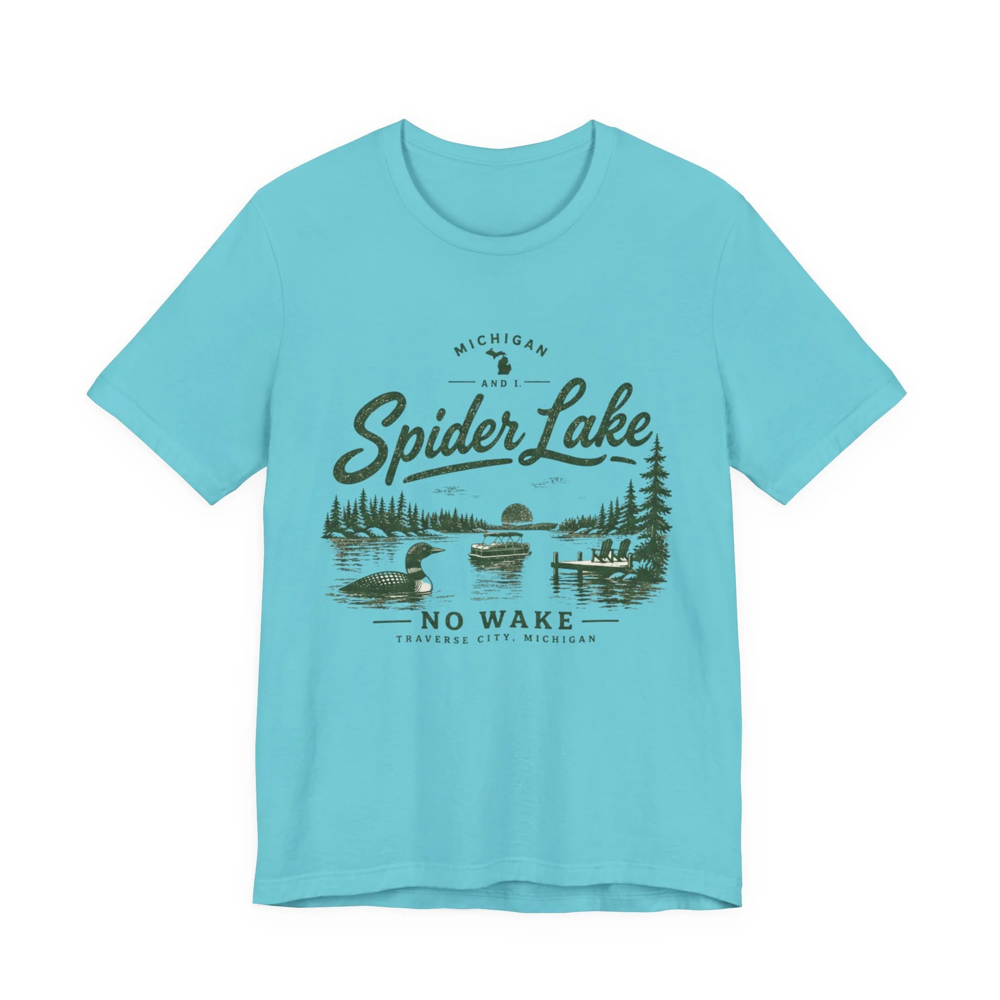 Spider Lake - No Wake Tee