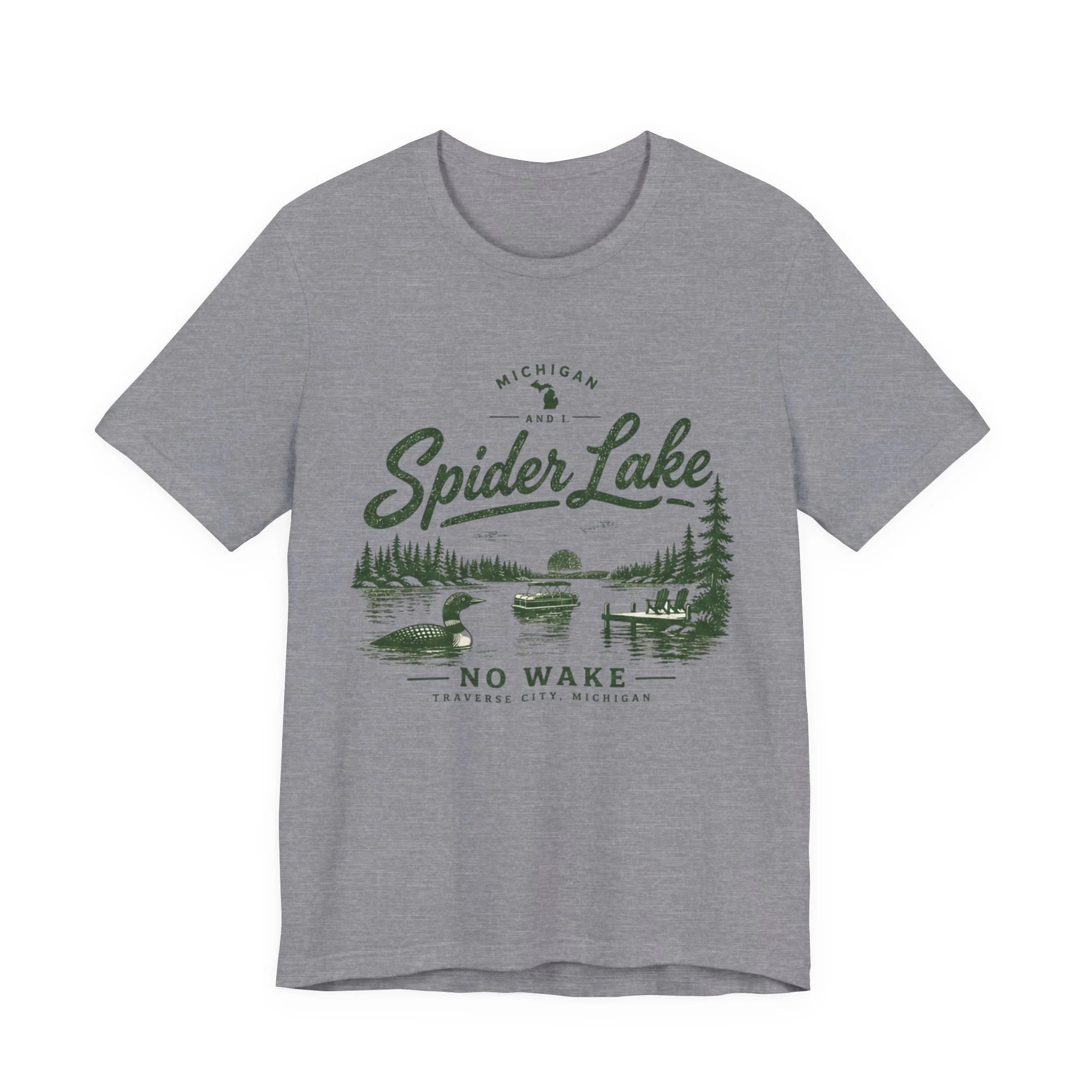 Spider Lake - No Wake Tee
