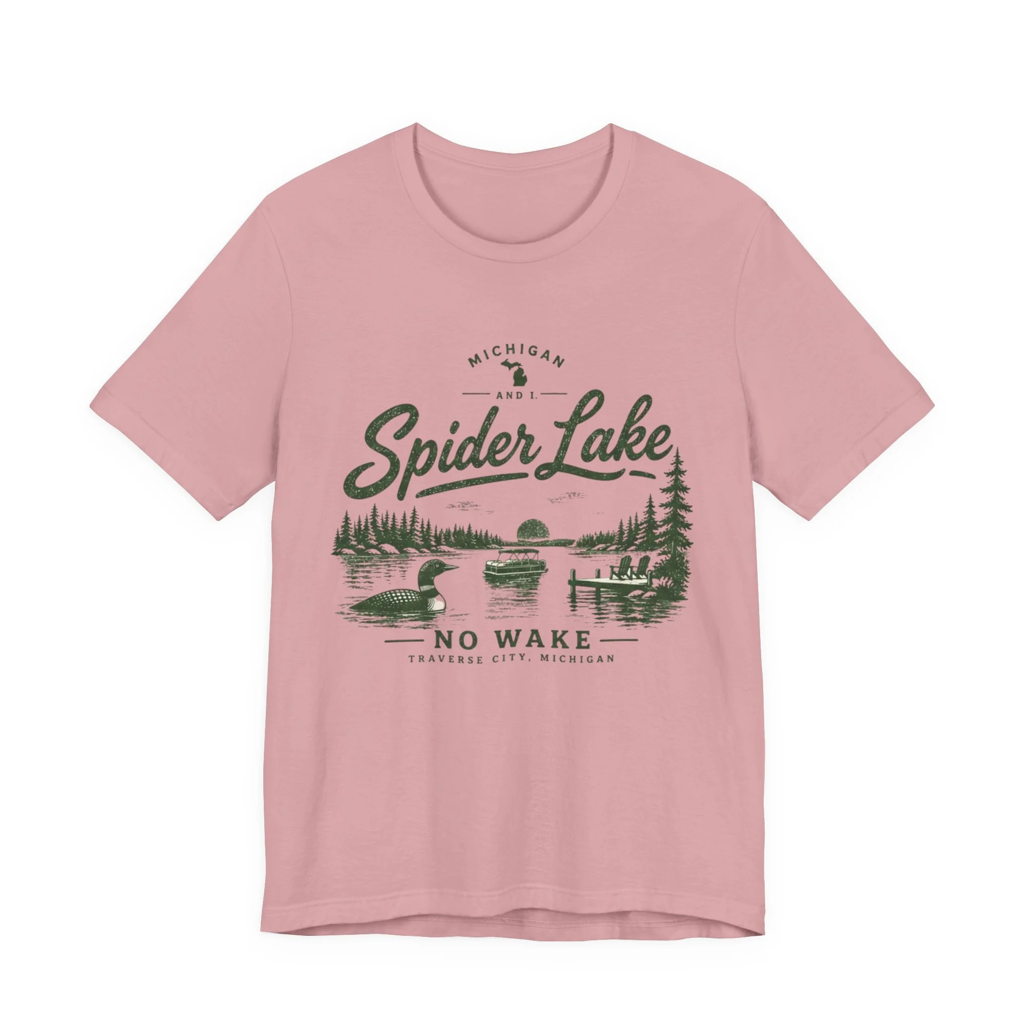 Spider Lake - No Wake Tee