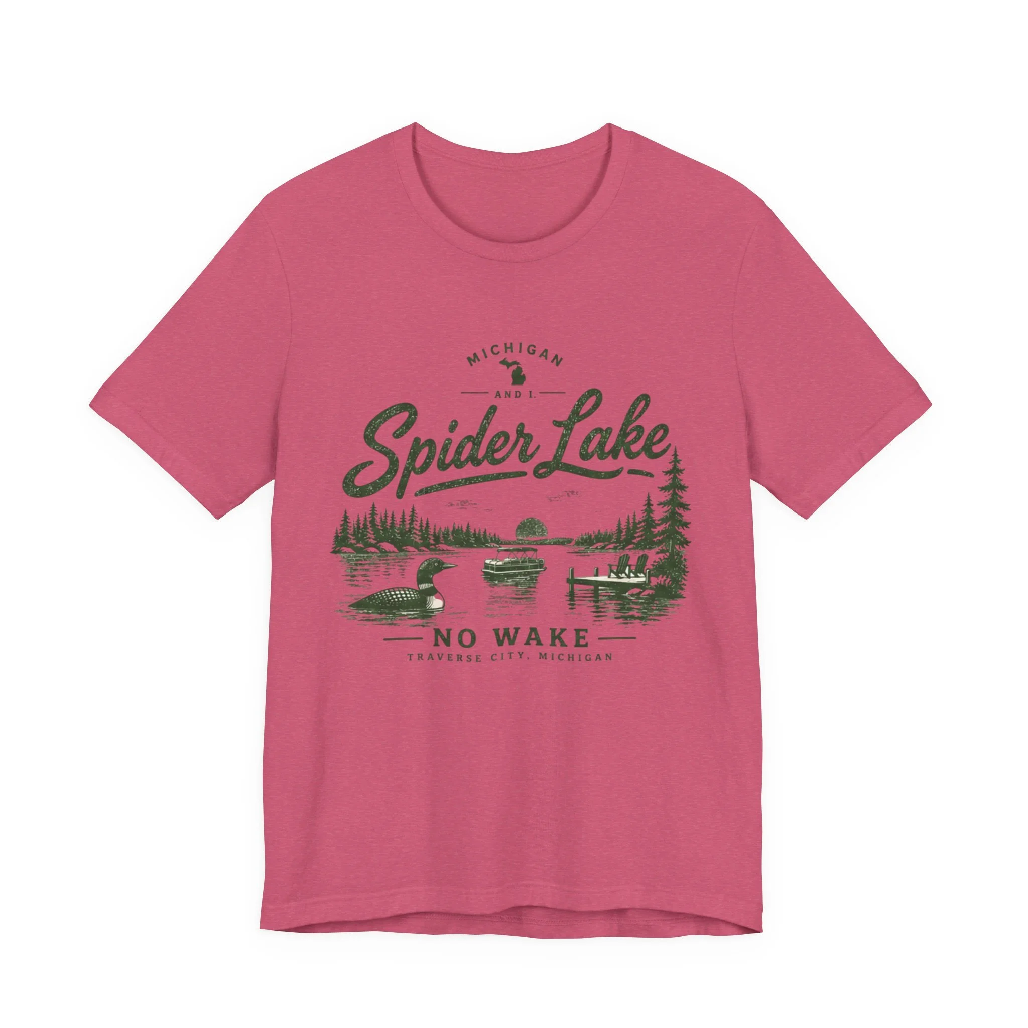 Spider Lake - No Wake Tee