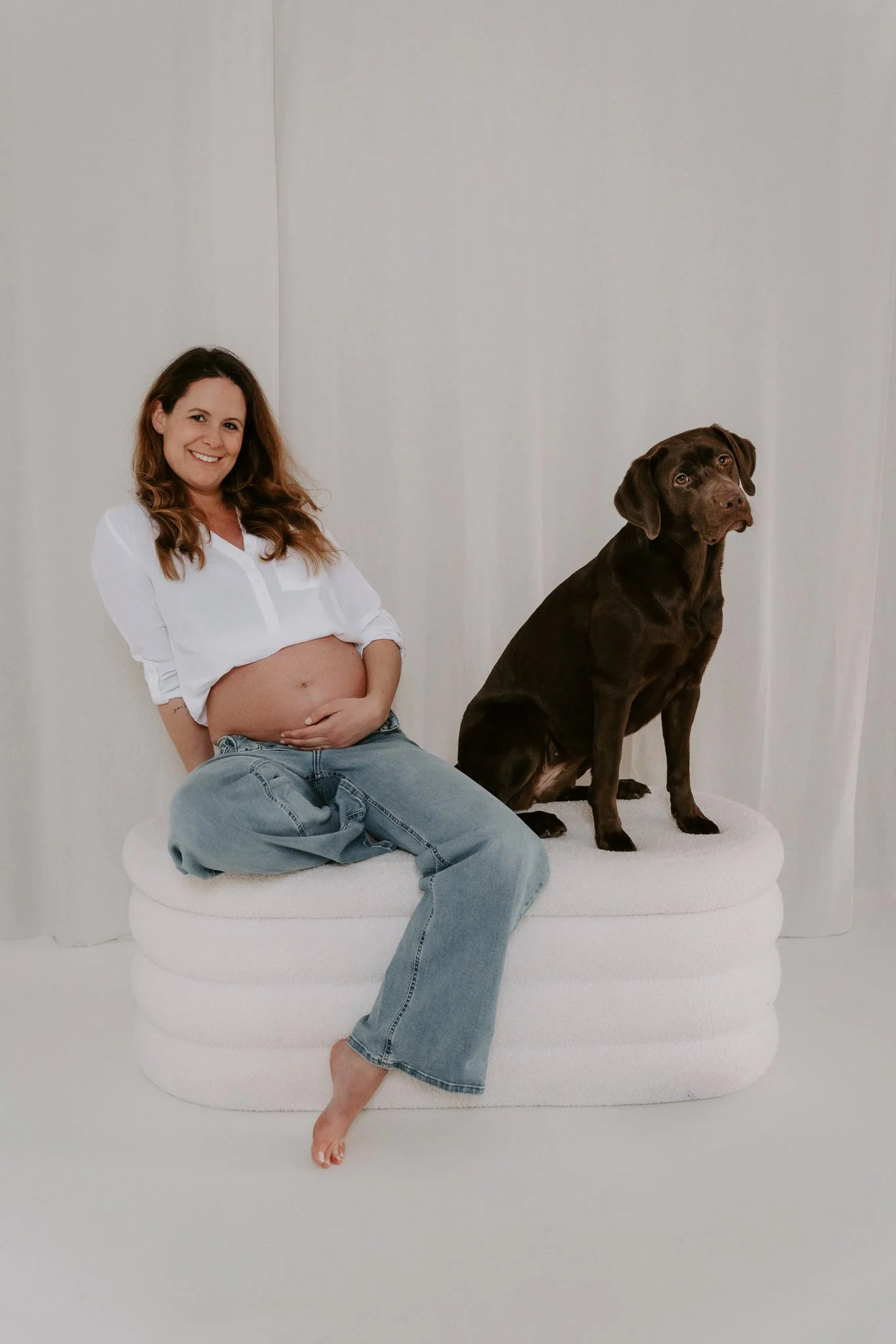 Babybauchshooting mit Hund Köln (1 von 35).jpg