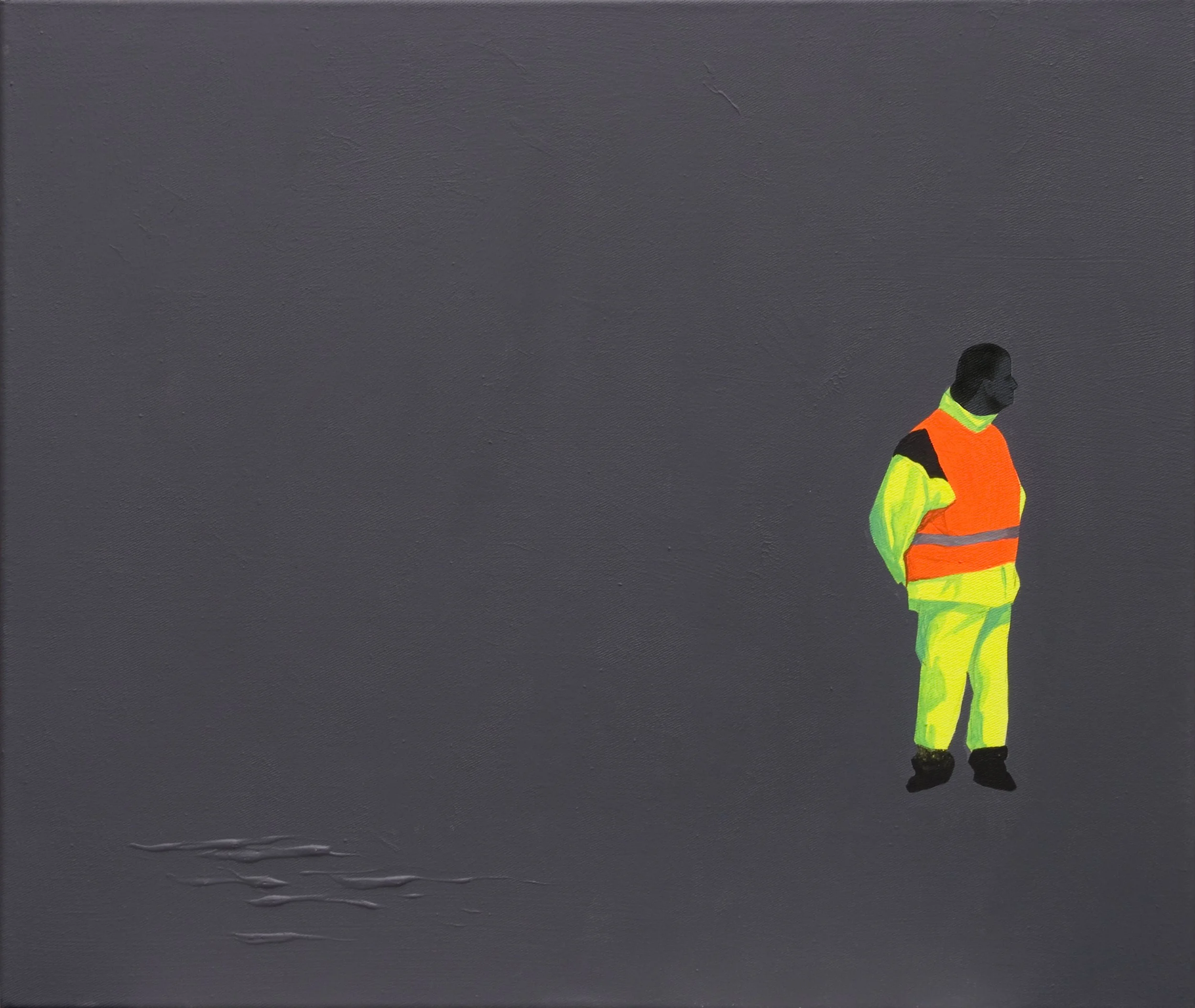 acrylic painting on cotton by Vivid Crimes, from painting series Place