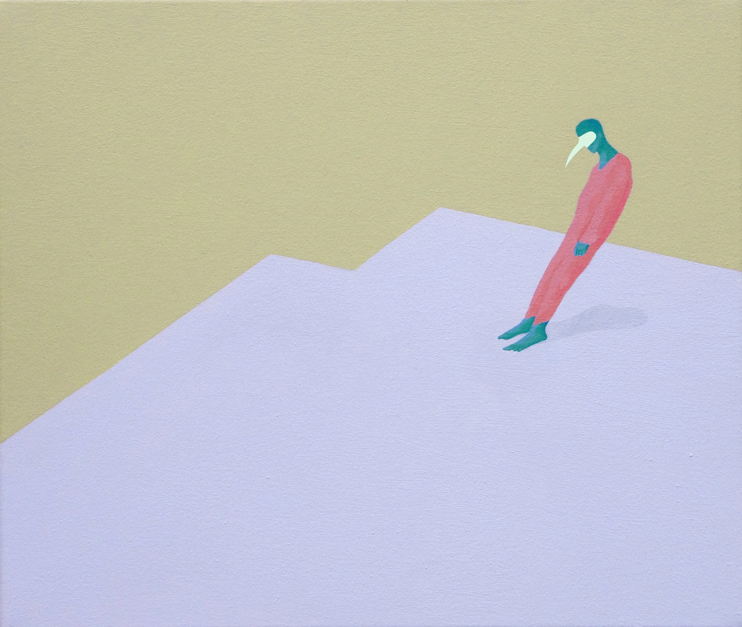 acrylic painting on cotton by Vivid Crimes, titled Ice Floor from painting series Fairy Tales