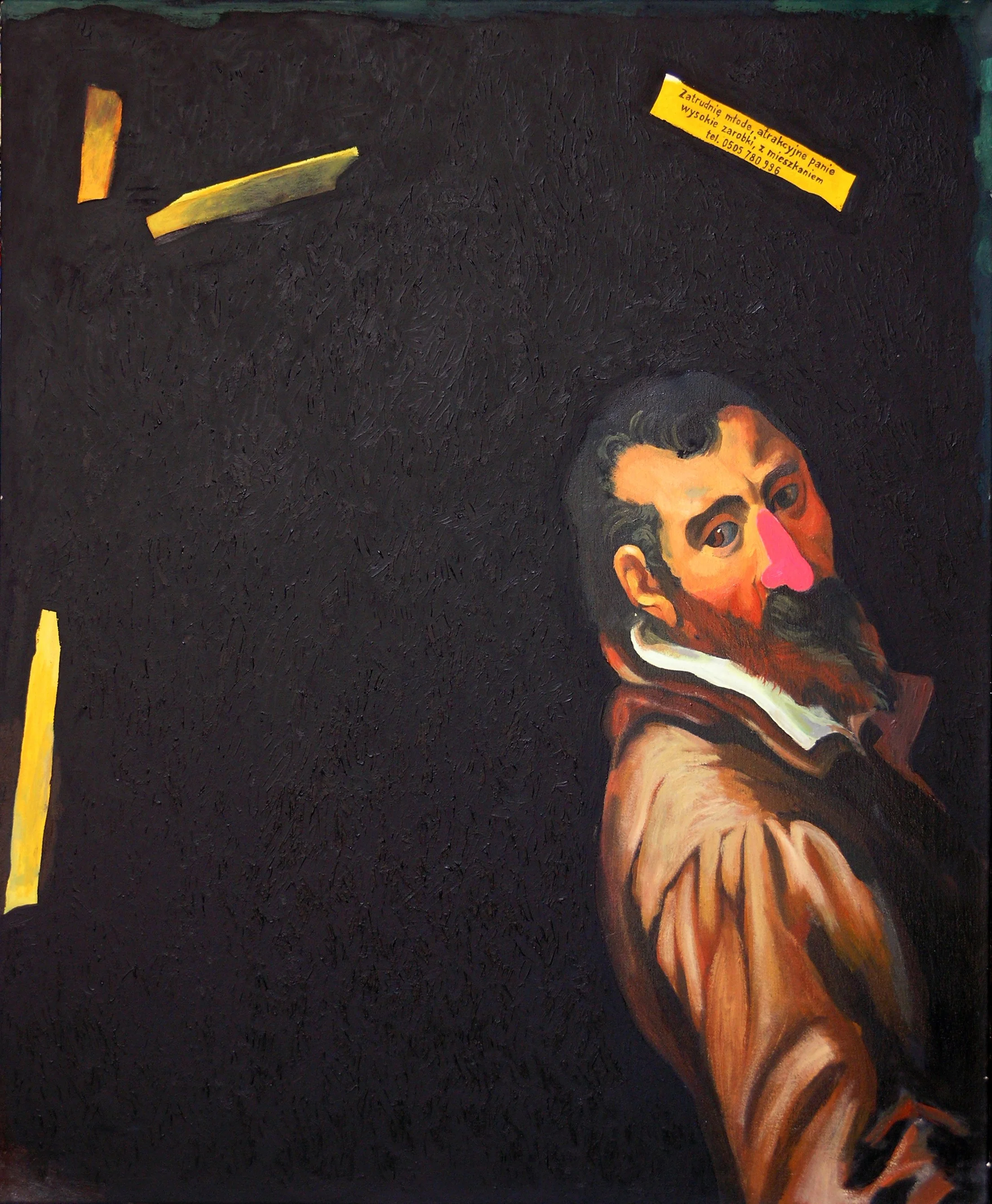 oil painting on canvas by Vivid Crimes, titled Ladies wanted from painting series Mutabor