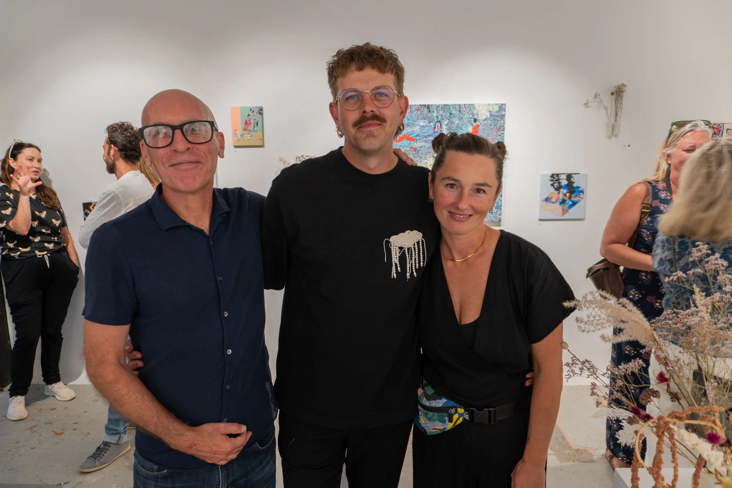 Collective exhibition Look Thrice in Gallery Anomalous of Mike Crawshaw, Cobi tij Bosch and Agata Leszczynska aka Vivid Crimes