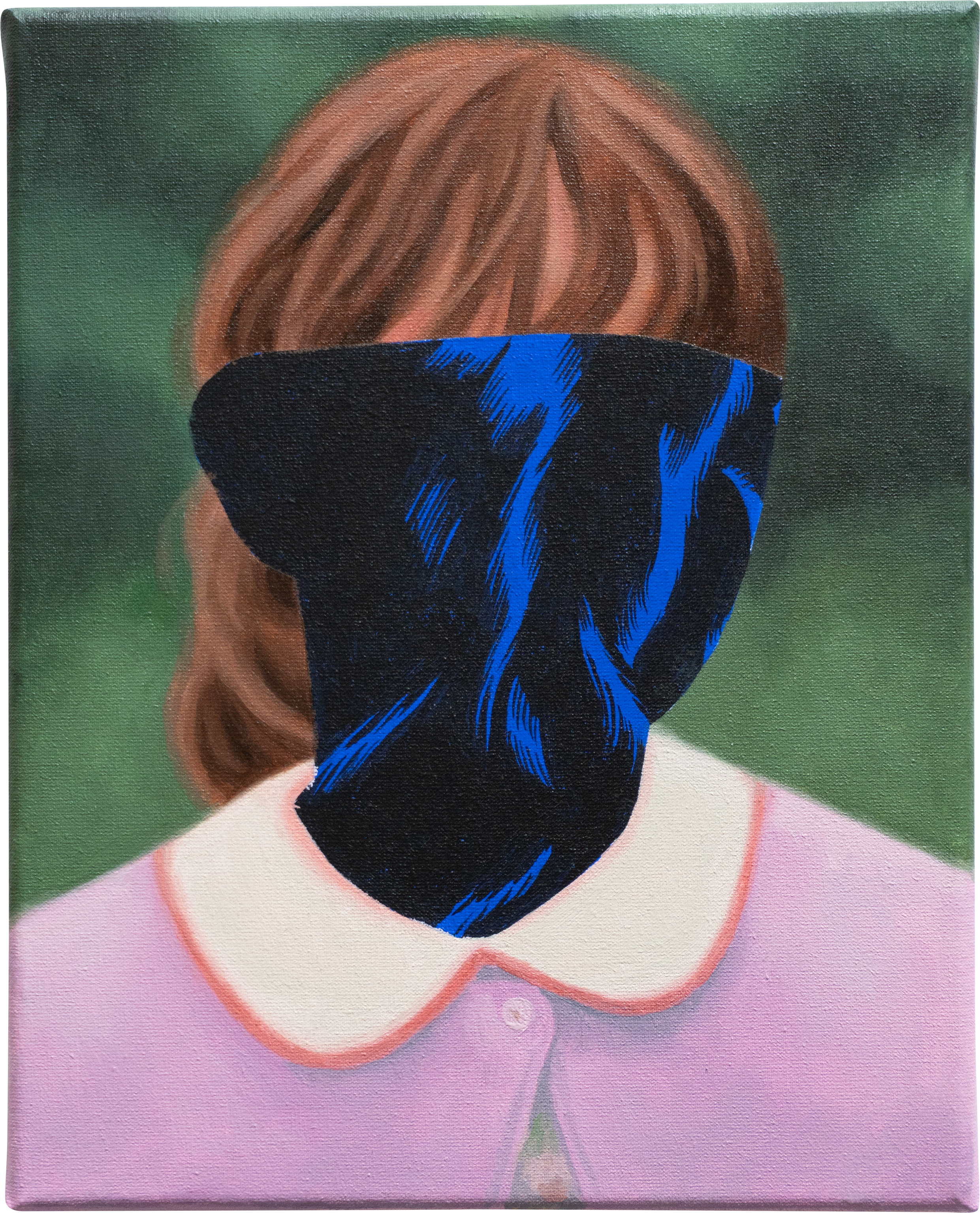 acrylic painting on cotton by Vivid Crimes, titled Elsa-Dori from Hybrid Identities