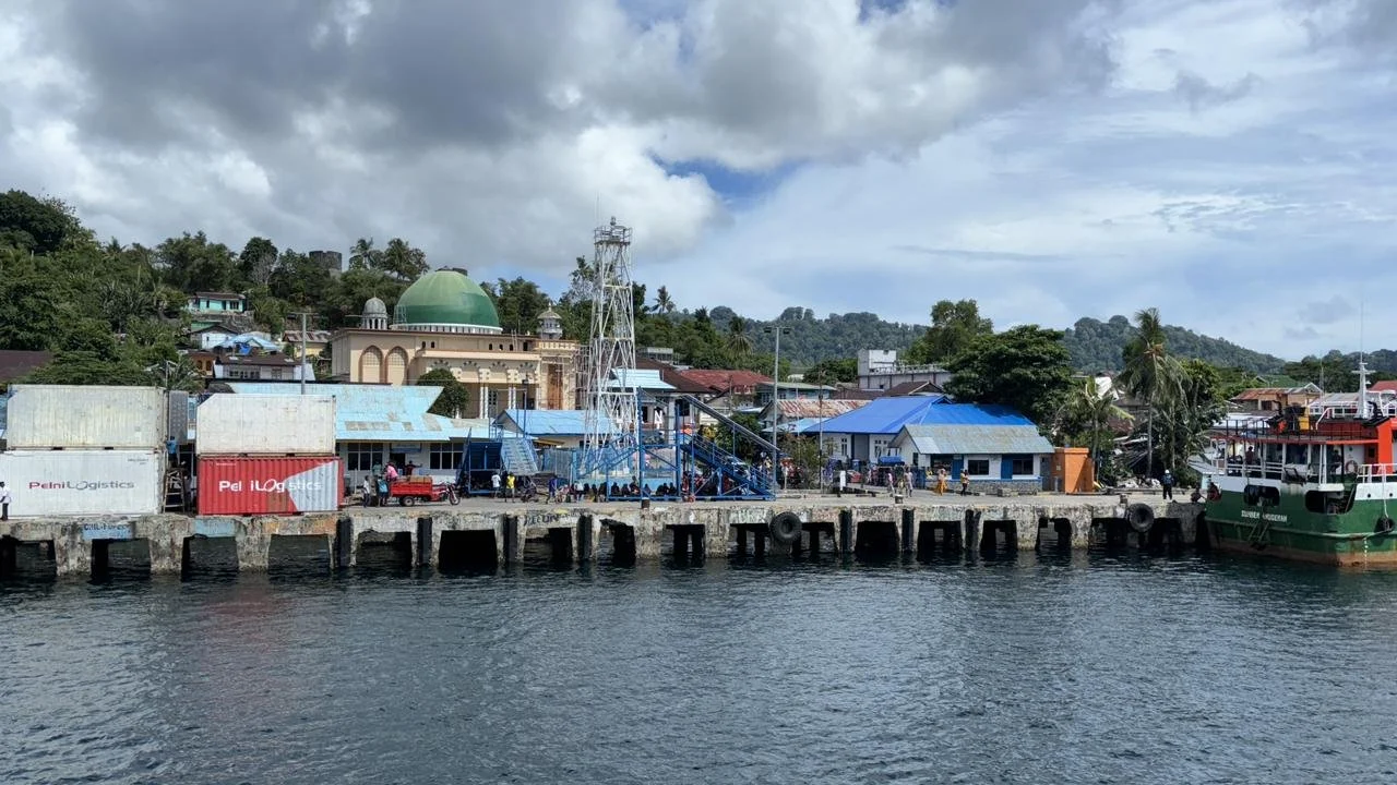 Moluccas Port nutmeg sourcing area