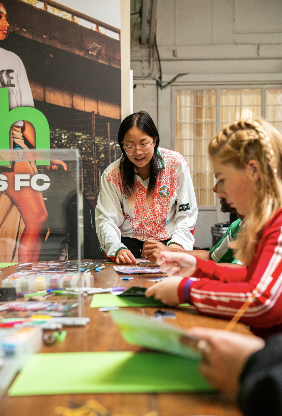 Get Your Kits Out festival x schuh embroidery print workshop