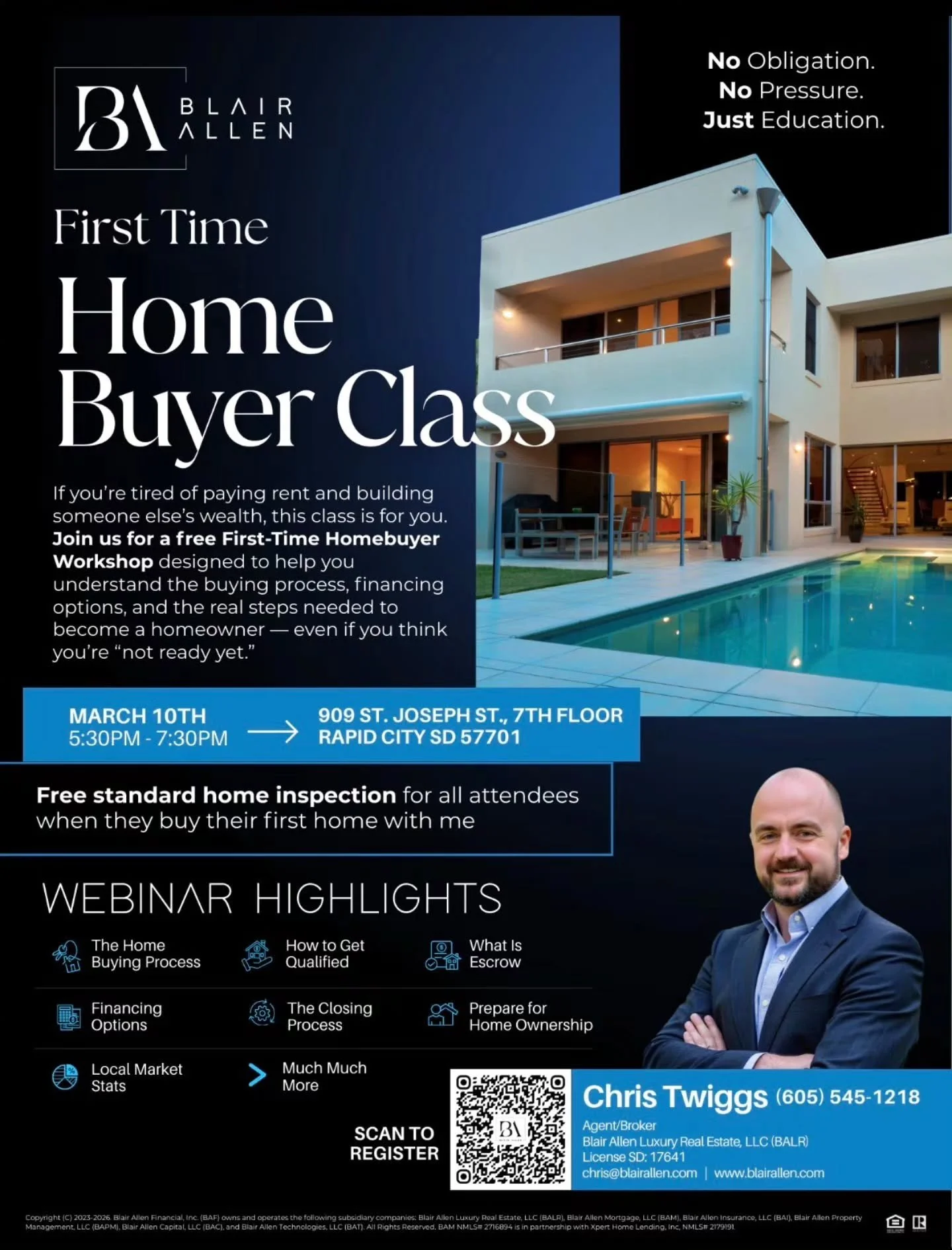 Tired of paying rent and watching someone else build wealth? 🚫💸

It's time to take the leap into homeownership &mdash; even if you think you're "not ready yet"!

Join me for a FREE First-Time Homebuyer Workshop where we'll cover:

✅ The f