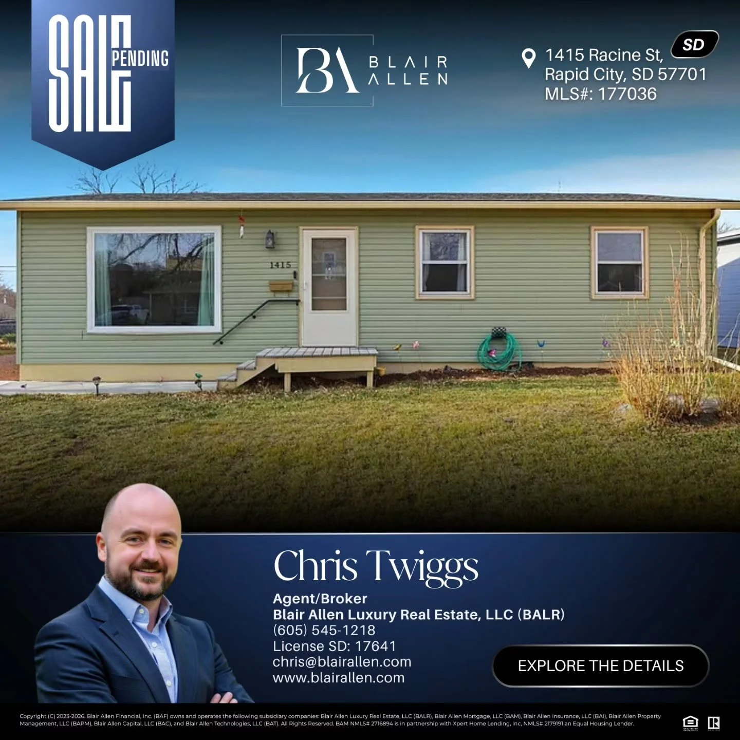 🏡 SALE PENDING! 🎉

Just helped my wonderful buyer clients get an accepted offer on this adorable home at 1415 Racine St!

This charming home with its cozy curb appeal and great location is now officially under contract and heading toward closing.

