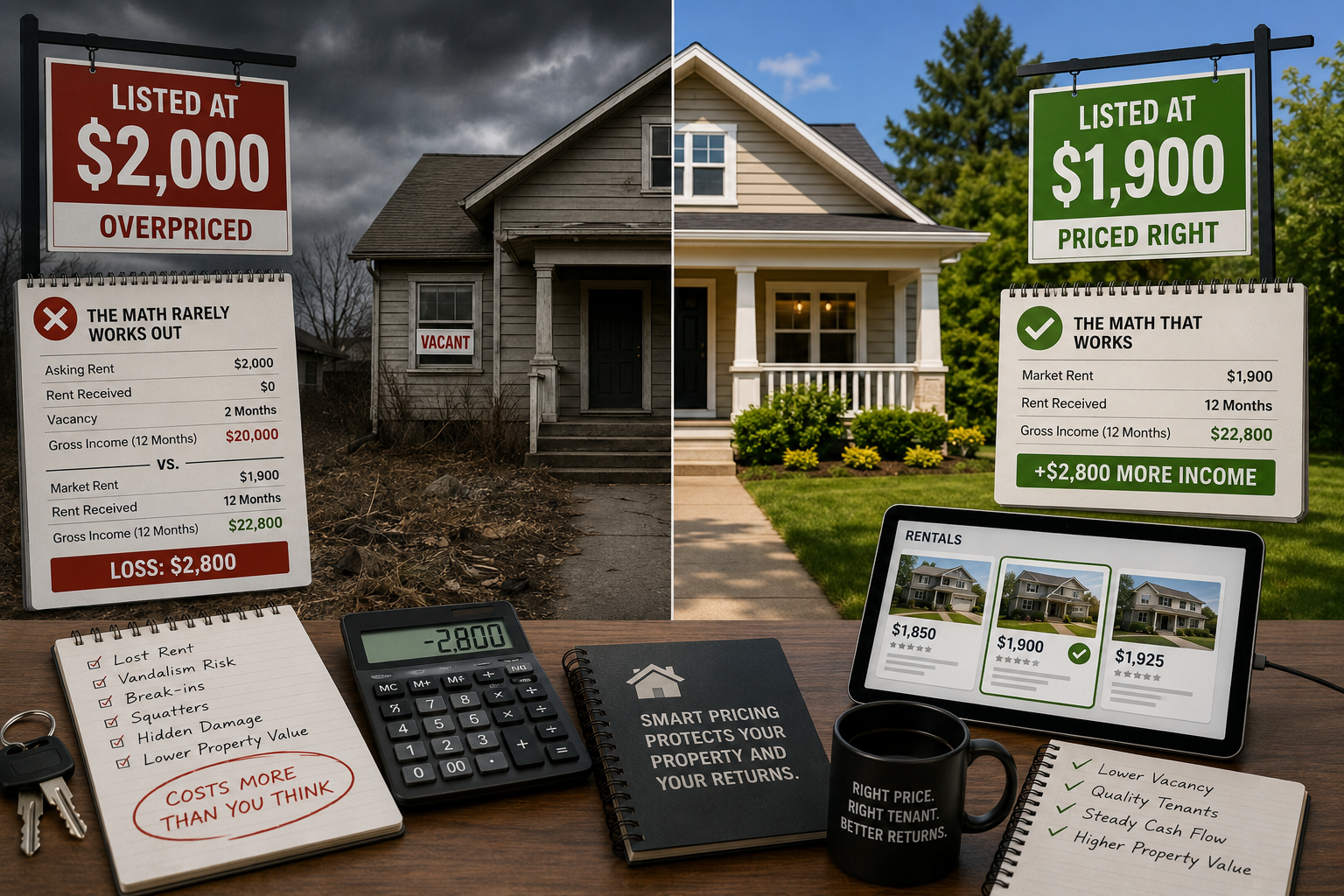 It Never Pays to Overprice Your Rental