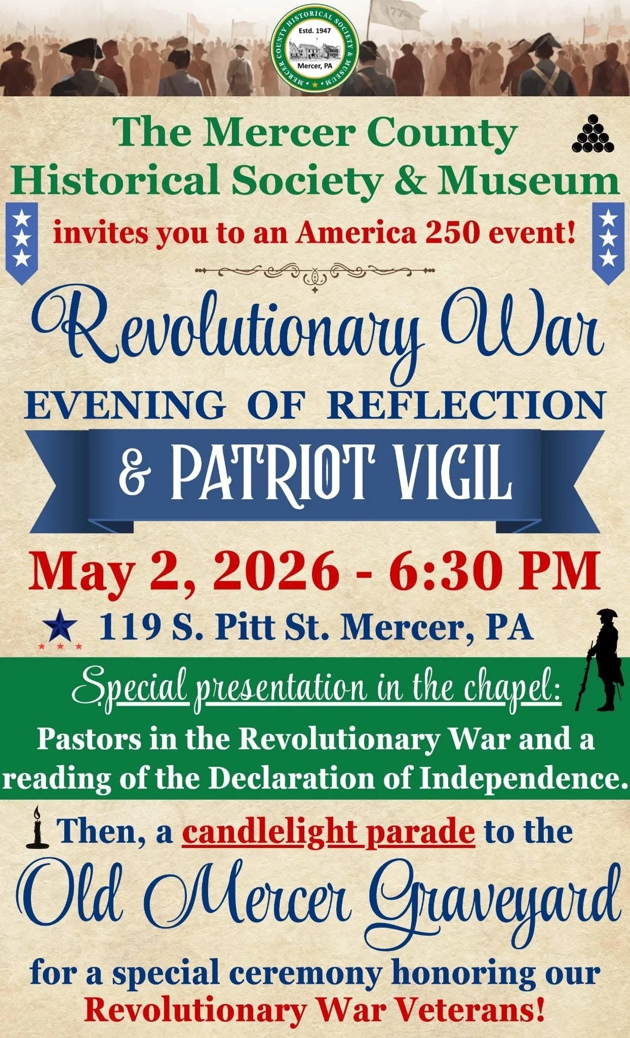 Revolutionary War Evening of Reflection
