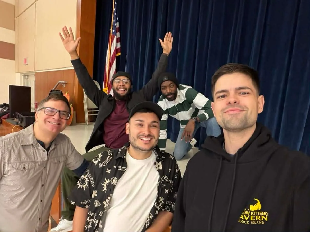Good morning, Ballers!

The weekend is almost here! We had a great time in New Jersey, sharing our love of music with the great folks at Oak Tree School in the Monroe Township.  Young Audiences Arts for Learning NJ &amp; Eastern PA #acappella #artsfo
