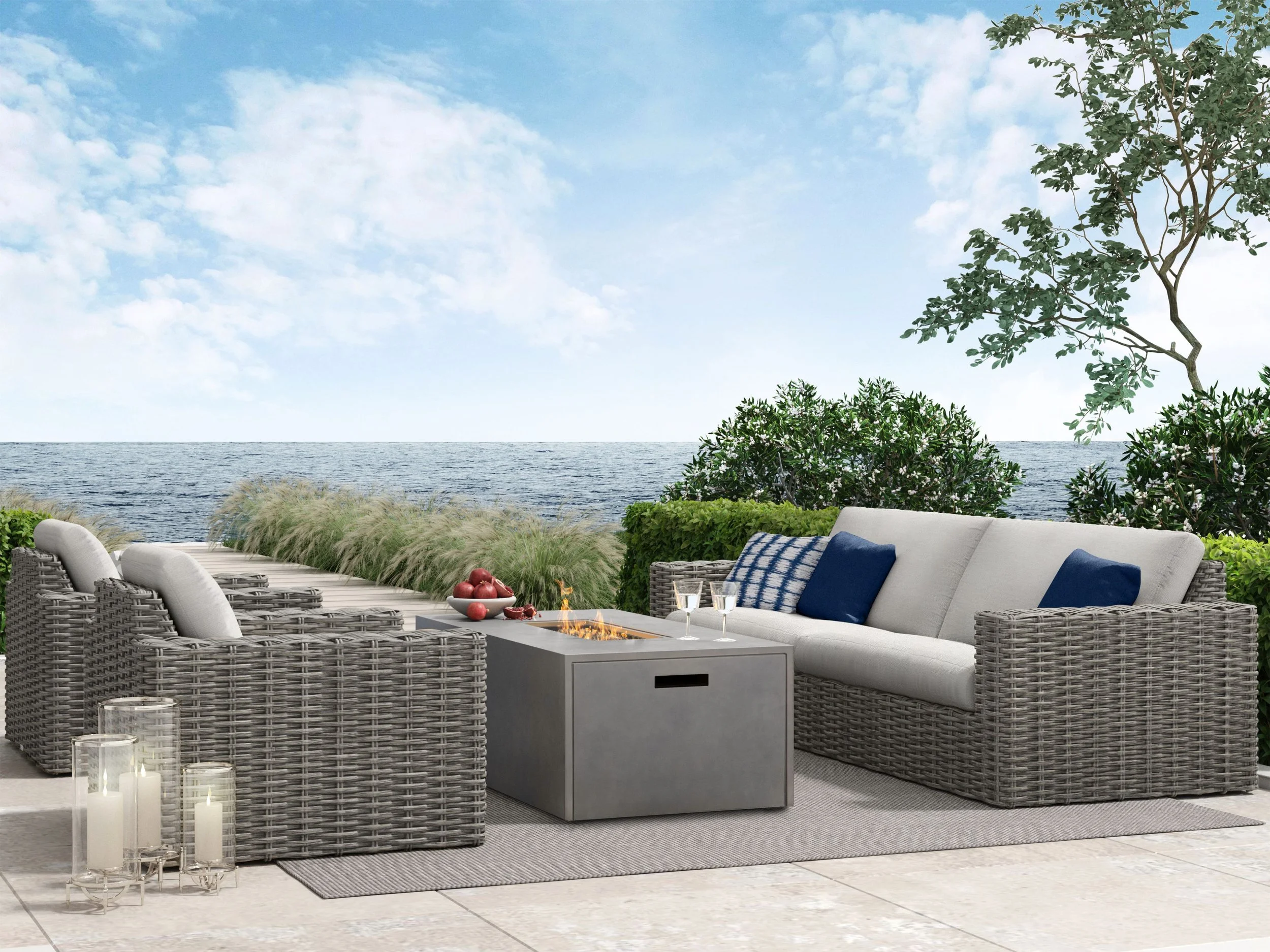 Mia Seating Fog   Bellino Fire Pit Concrete.png