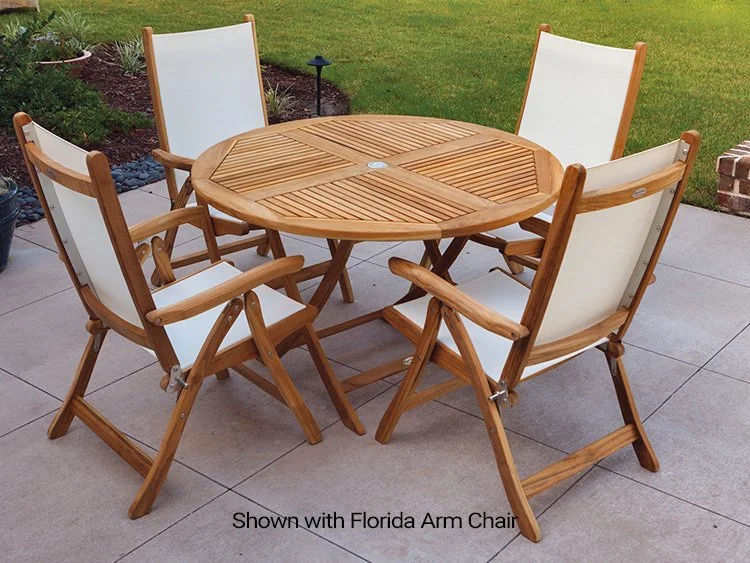 47 Round Folding Table