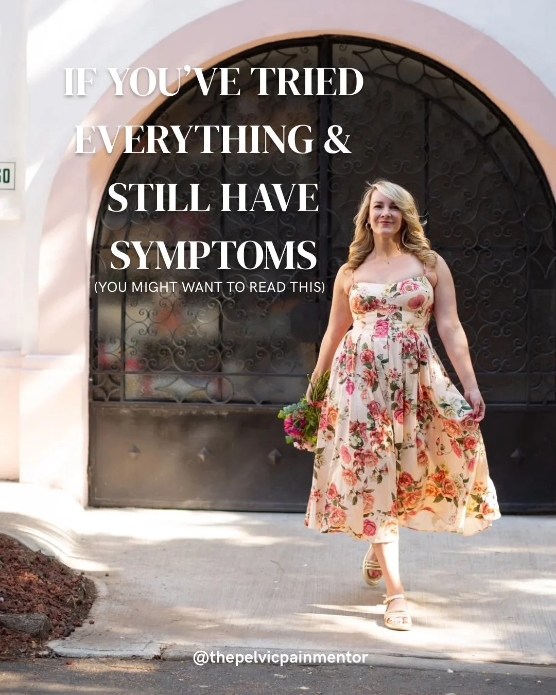 Most people focus on the symptoms themselves ( I did!) 

trying to fix the urgency
the pain
the pressure

But there are usually two layers happening at the same time

The symptoms you are feeling in your body
and how your system is responding to it

