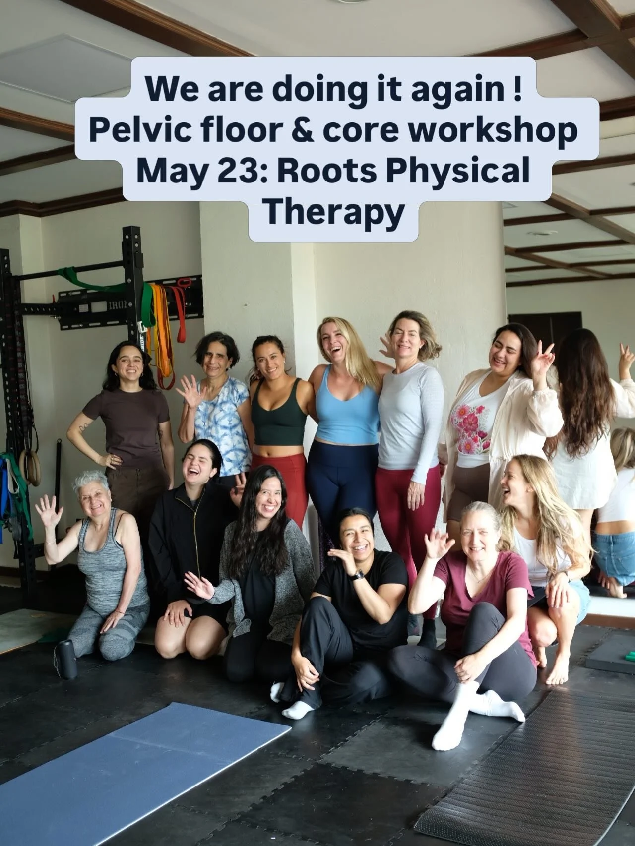 🎉Back by popular demand! We are running the Pelvic floor and core workshop again on May 23 this time with Dr. Nicole and Jessica leading.

This workshop is for you if:
✨Have pelvic symptoms like leaking with running, lifting, laughing, sneezing etc
