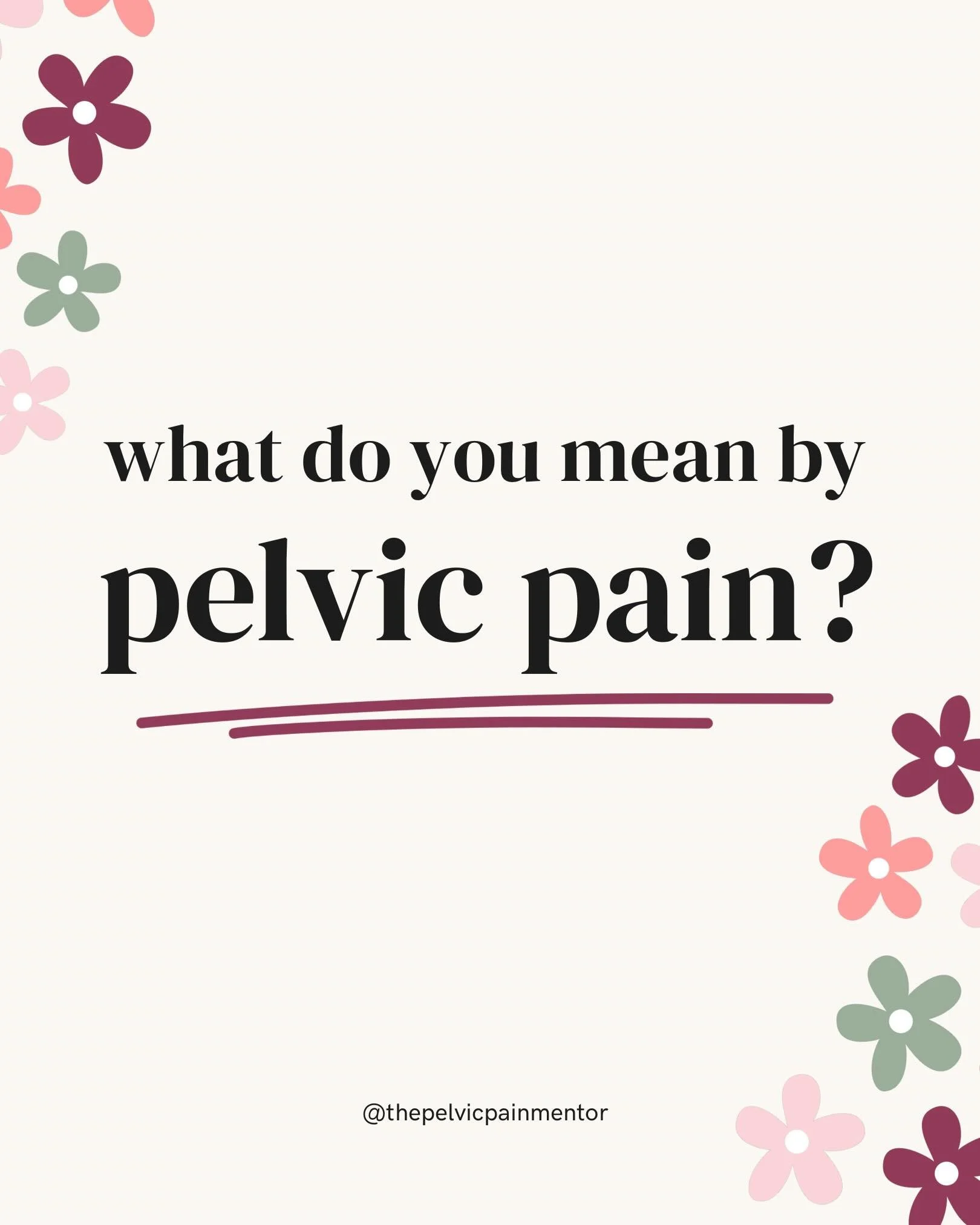 I personally had never heard the term &ldquo;pelvic pain&rdquo; until I HAD to know what it meant because I was having issues. 

Pelvic pain is really just an umbrella term for anything happening in the pelvic region.

your bladder, reproductive orga