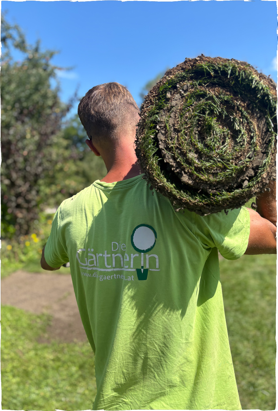 Gartenbau, Gartenarbeit, die Gärtnerin — Gartengestaltung Niederösterreich